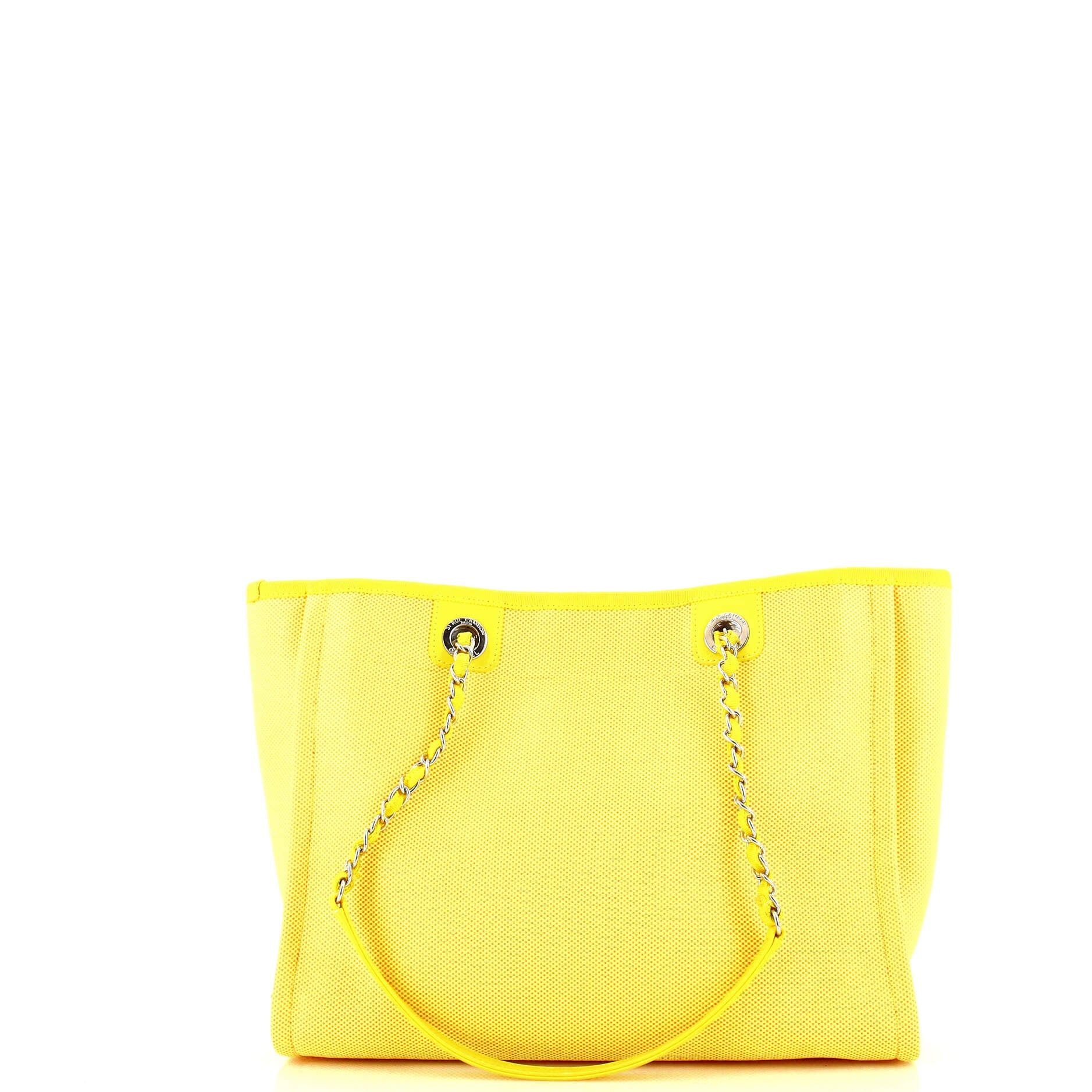 Chanel Deauville Tote Mixed Fibers Small