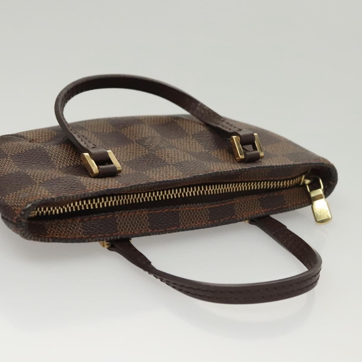 Louis Vuitton Damier Ebene Manosque Gm Accessory Pouch N 51120 Lv Auth