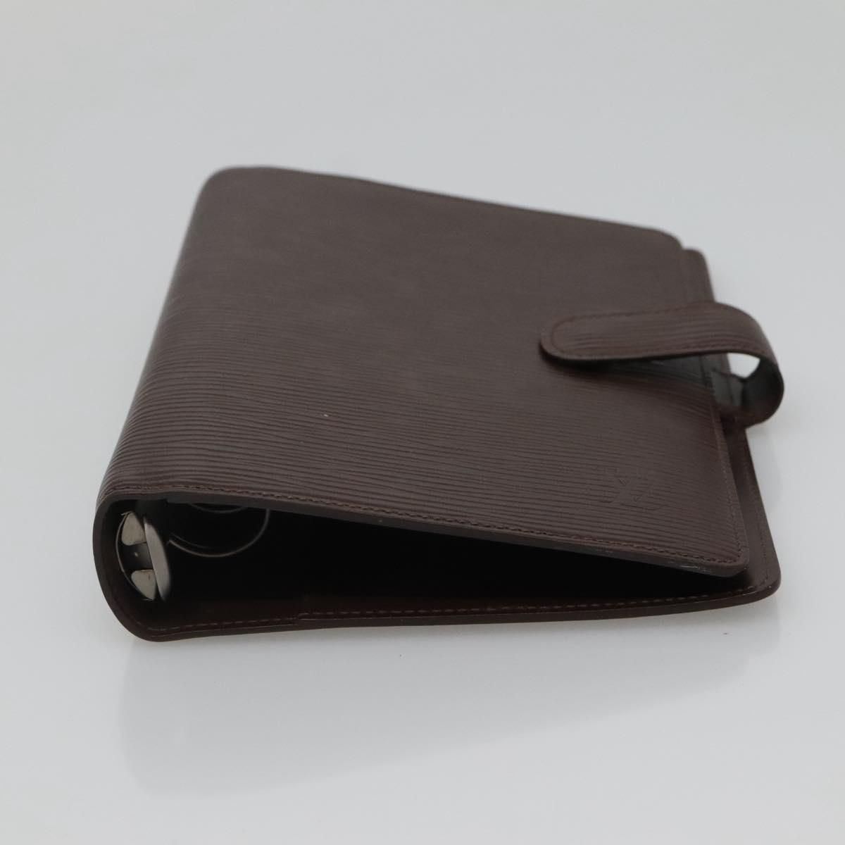 Louis Vuitton Epi Agenda Mm Day Planner Cover Mocha R 2004d Lv Auth