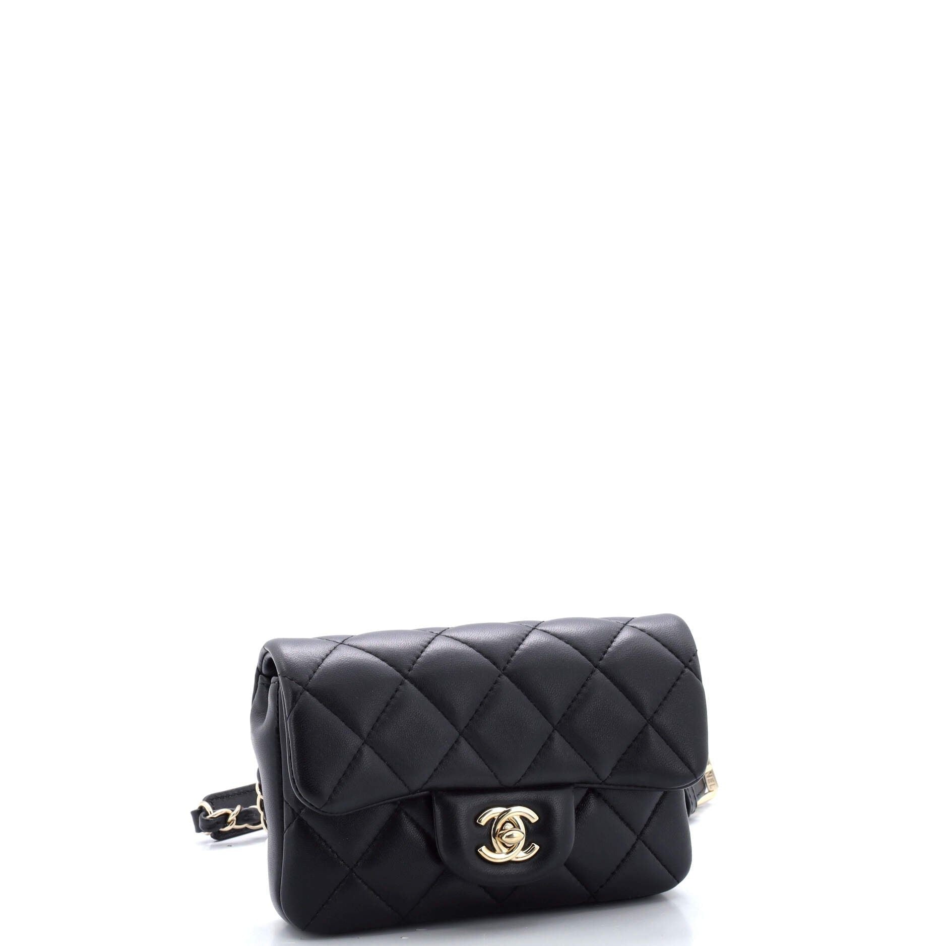Chanel My Precious Pearls Waist Bag Quilted Lambskin Mini