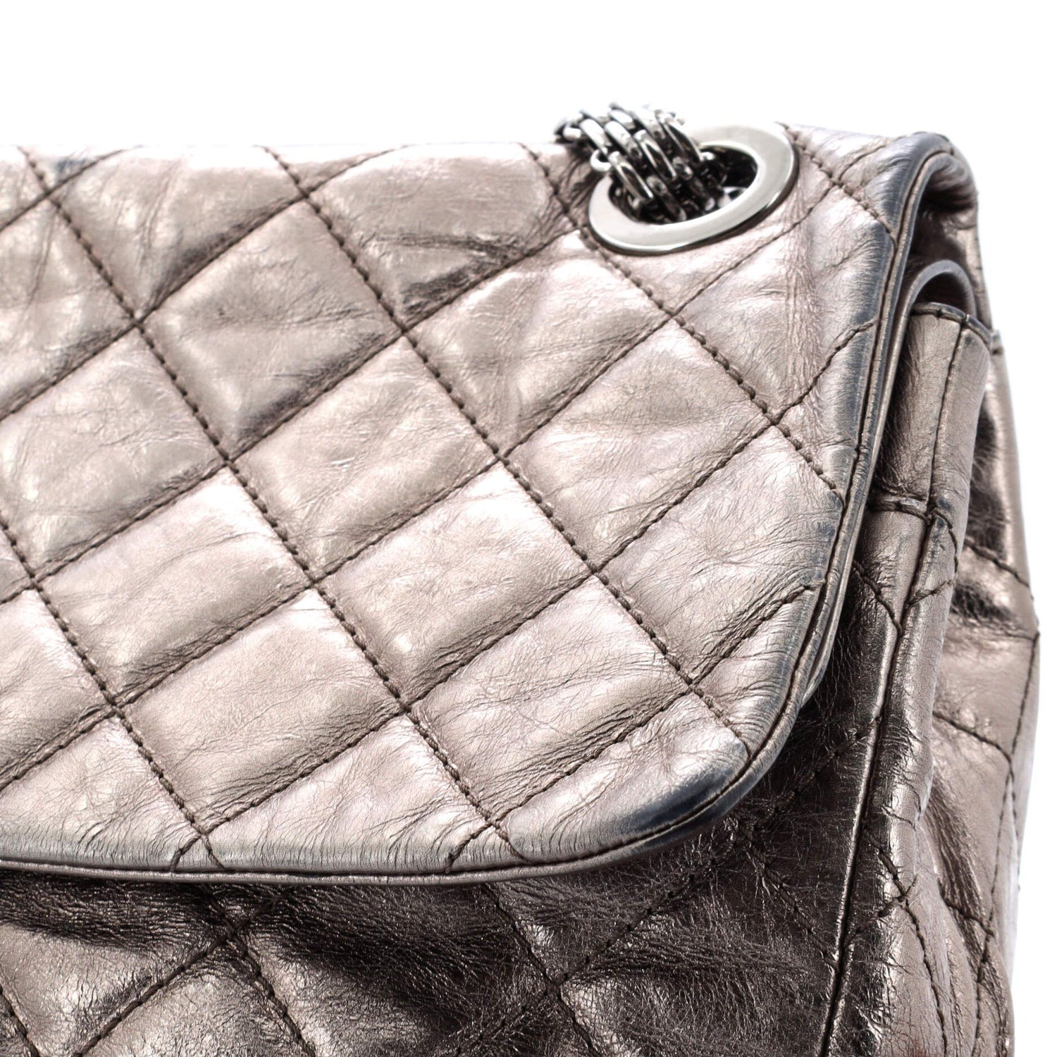 Chanel Reissue 2.55 Flap Bag Quilted Metallic Aged Calfskin 227