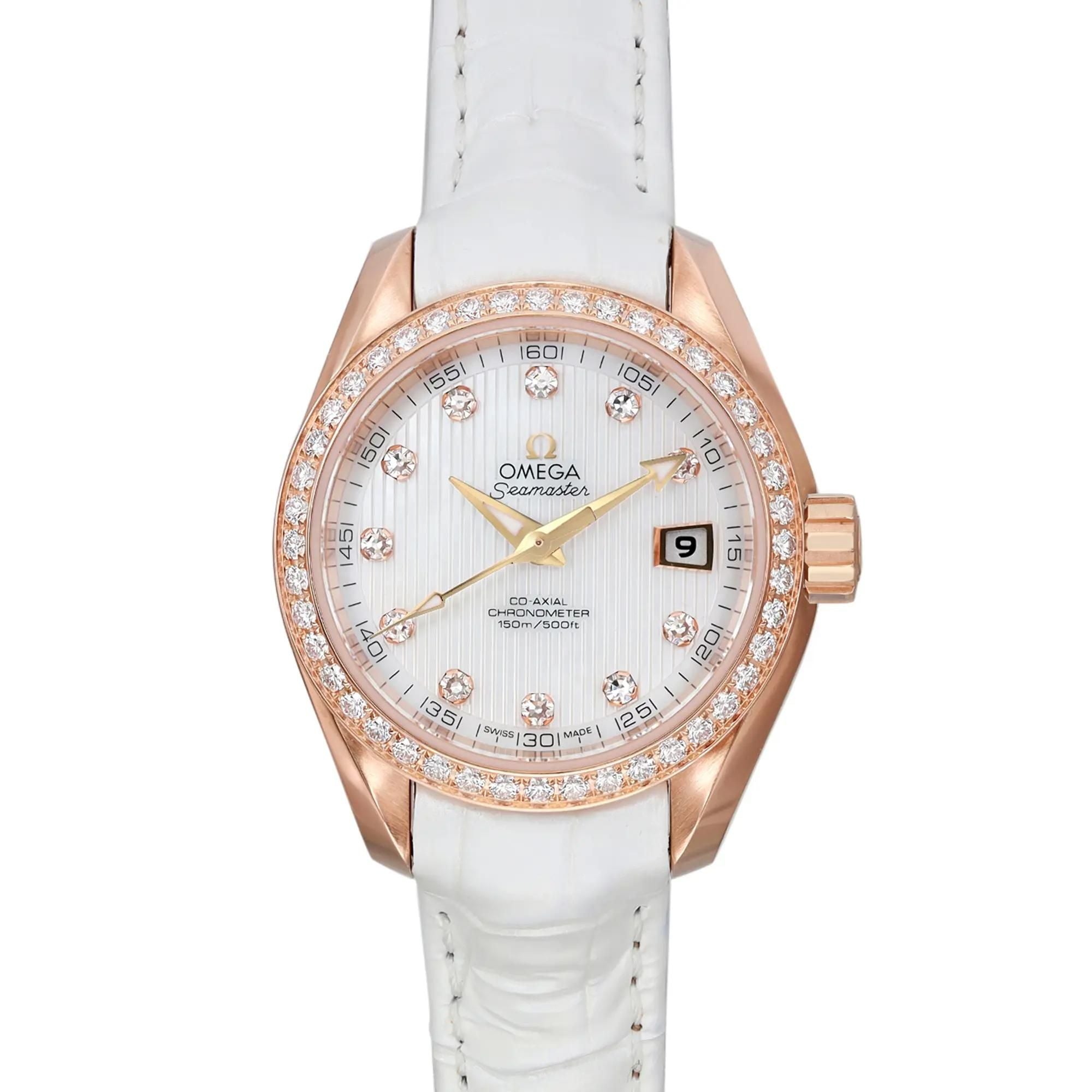 Omega Seamaster Aqua Terra Diamond MOP Dial Automatic Watch 231.58.30.20.55.001