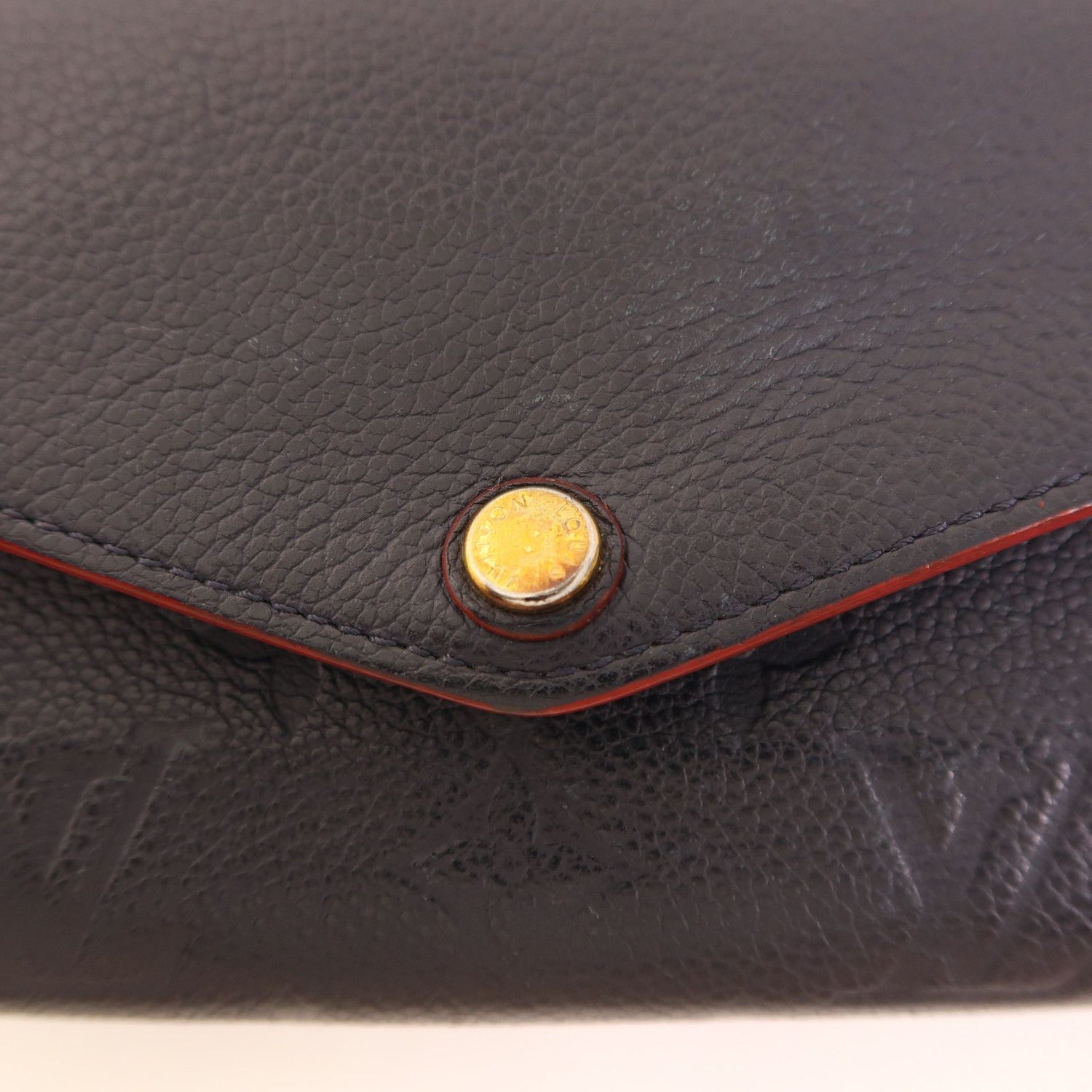 Louis Vuitton Empreinte Sarah Long Wallet Navy Blue Bifoldpurse M 61182