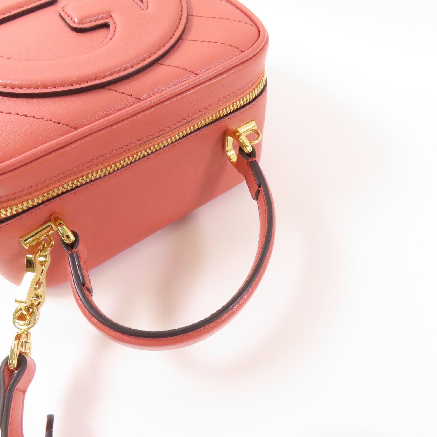 Gucci Cowhide Leather Blondie Bag Hand-handed Shoulder And Back Bag 2way Shoulder Bag Pink Calfskin (cowhide) 74