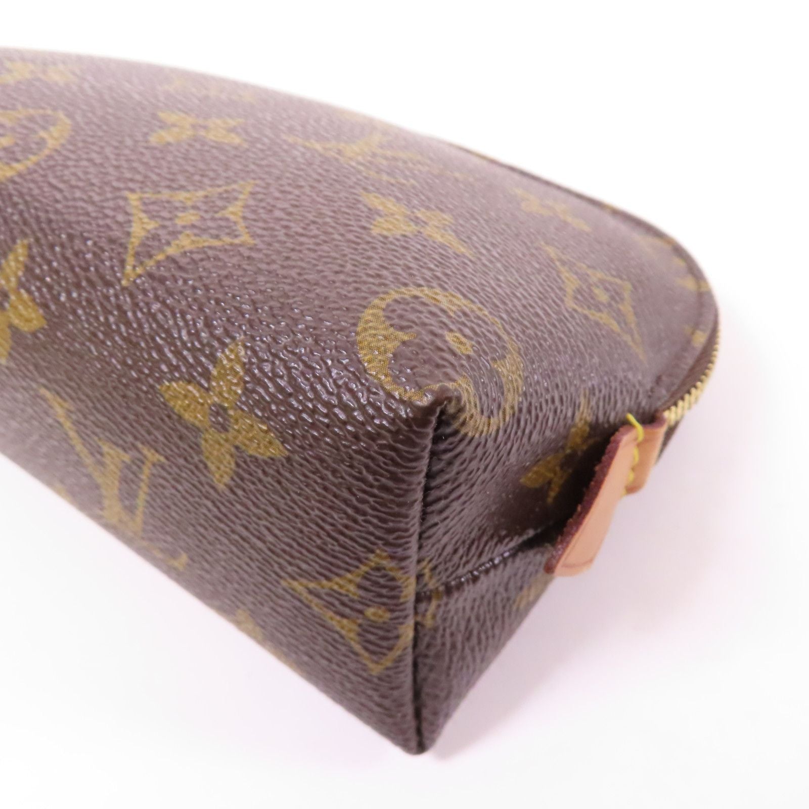 Louis Vuitton Monogram Cosmetic Pouch Pm Brown Brown Business Bag Clutch Bag M 47515