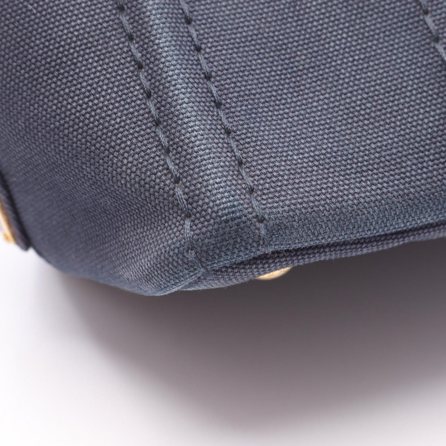 Prada Canapa Canapa Tote Bag Navy Canvas 1bg 439