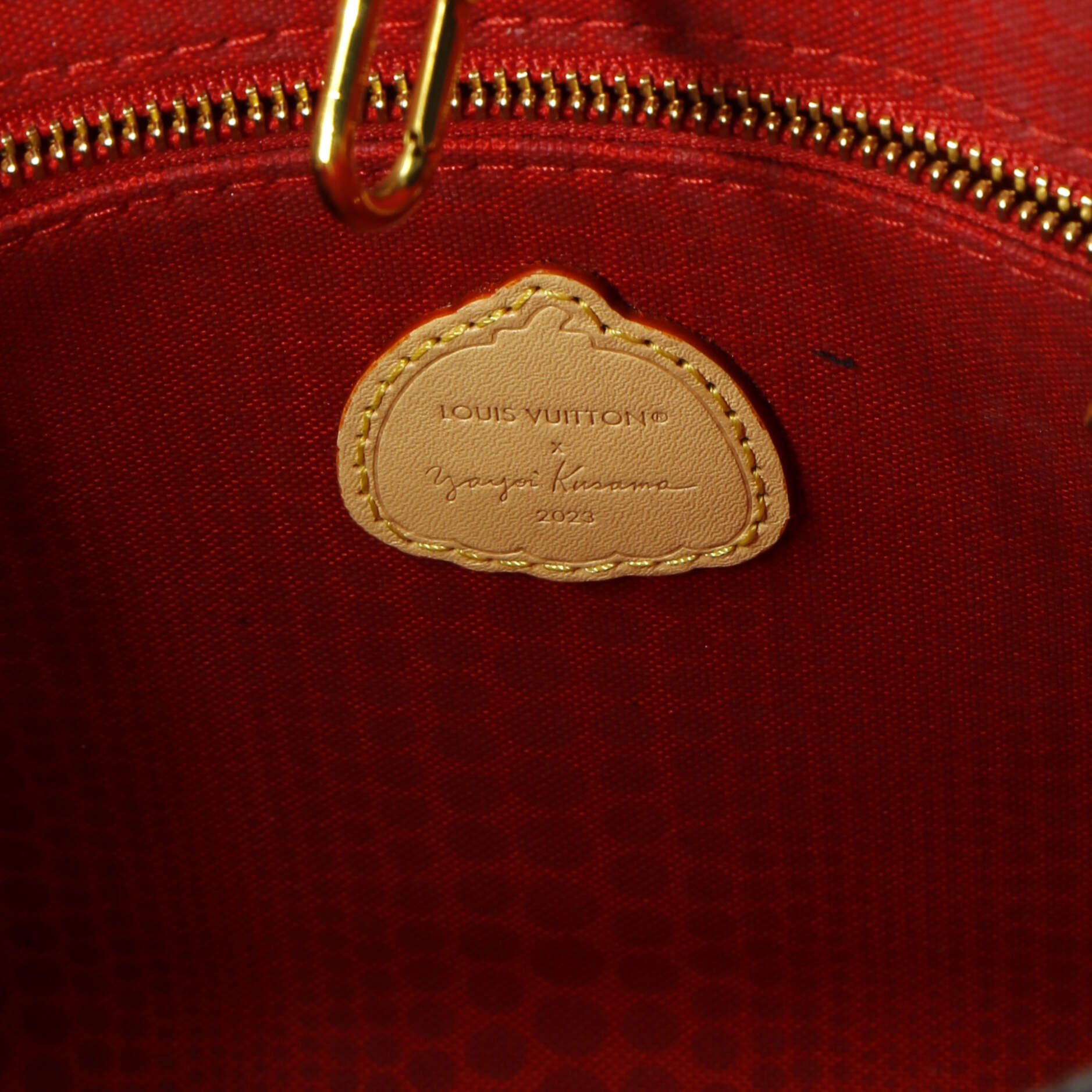 Louis Vuitton Onthego Tote Yayoi Kusama Painted Dots Monogram Canvas Pm