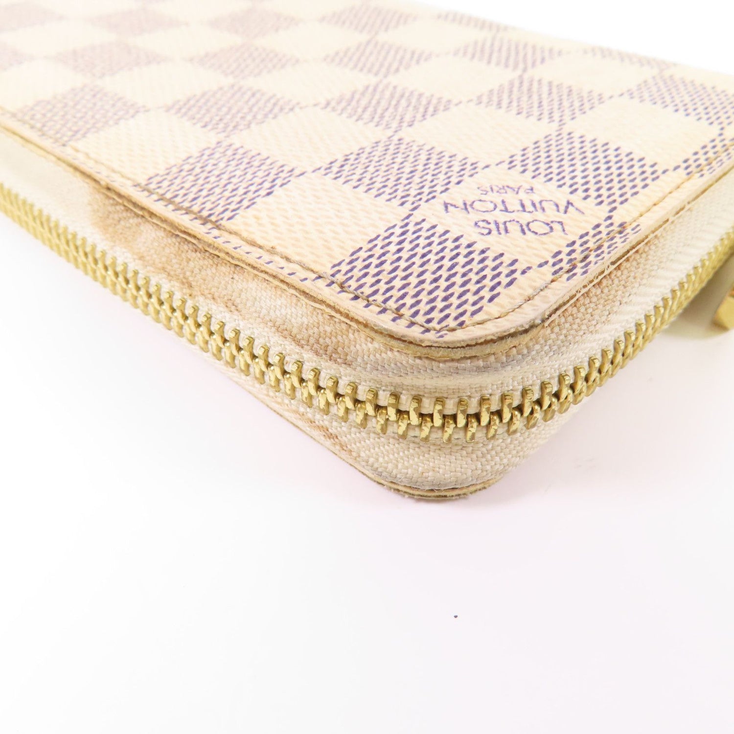 Louis Vuitton Zippy Wallet NM, Damier Azur