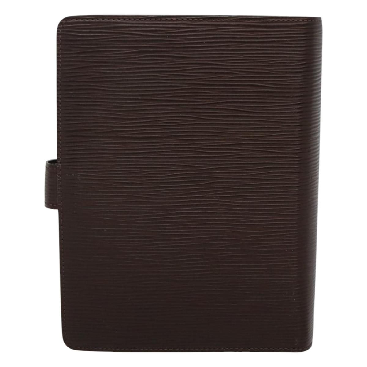 Louis Vuitton Epi Agenda Mm Day Planner Cover Mocha R 2004d Lv Auth