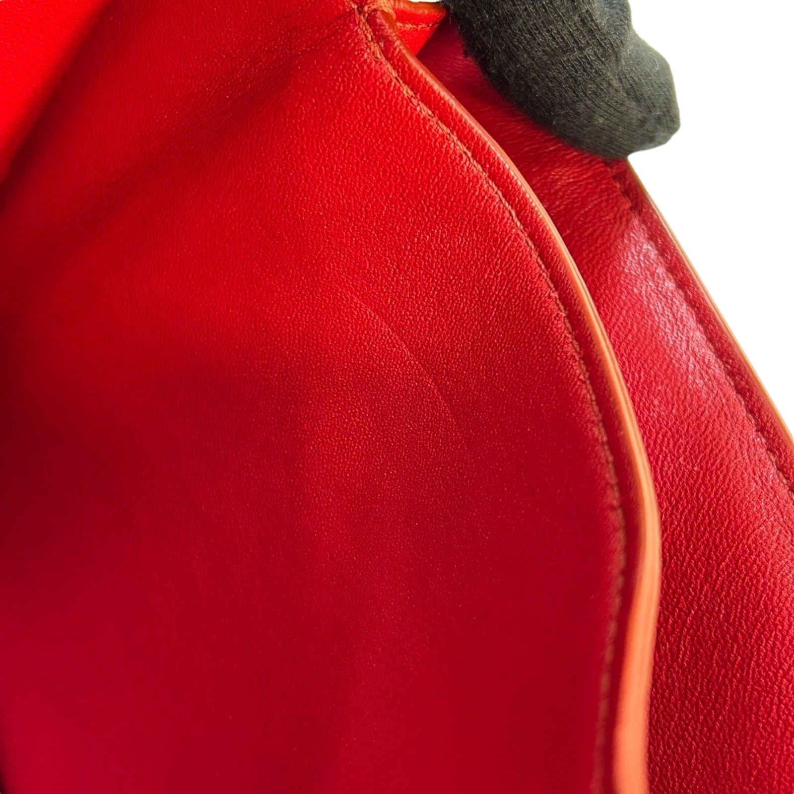Celine Small Classic Shoulder Bag Red Box Calfskin