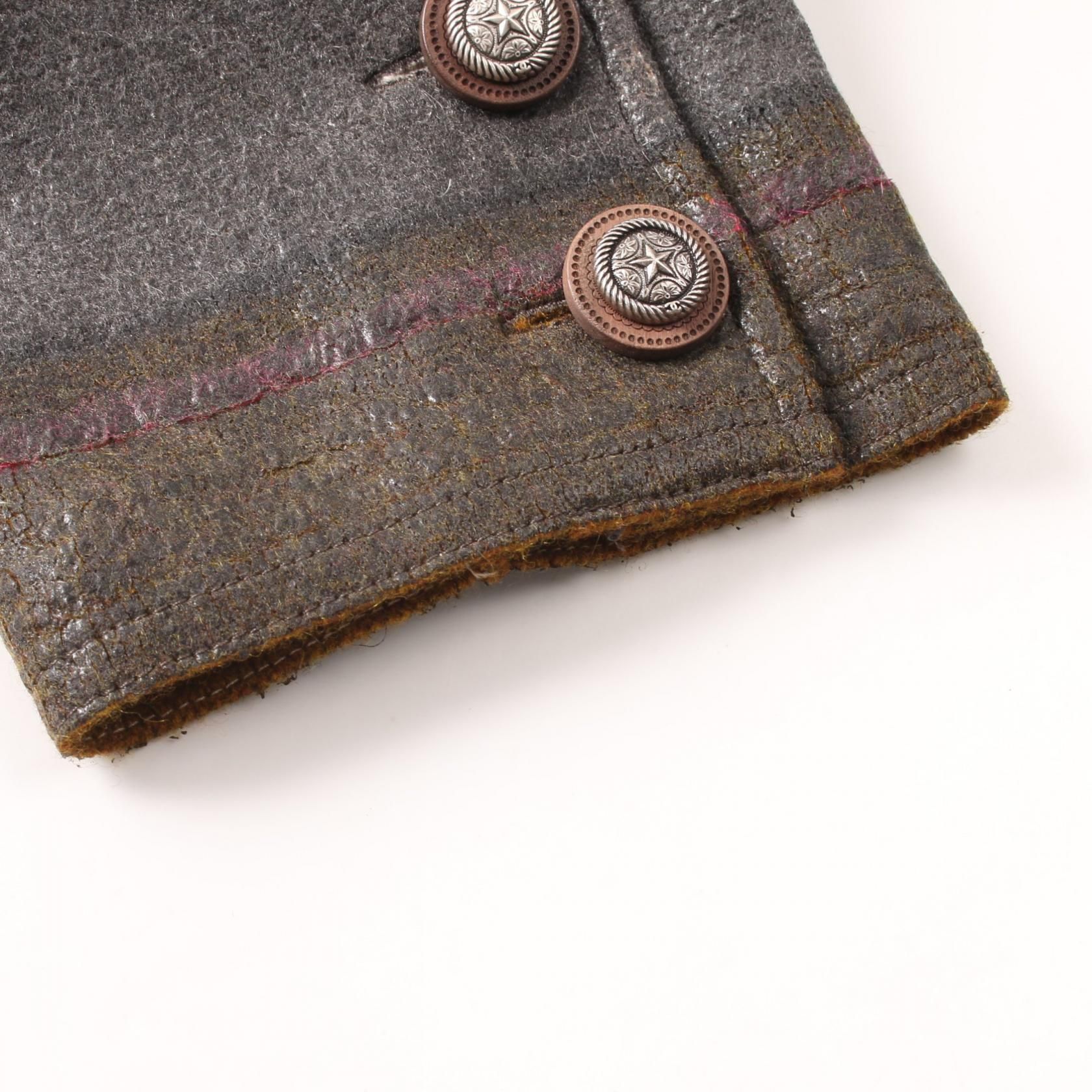 Chanel Brown Multicolor Coated Aged Knit Other Jackets Cashmere P 49663k 06254
