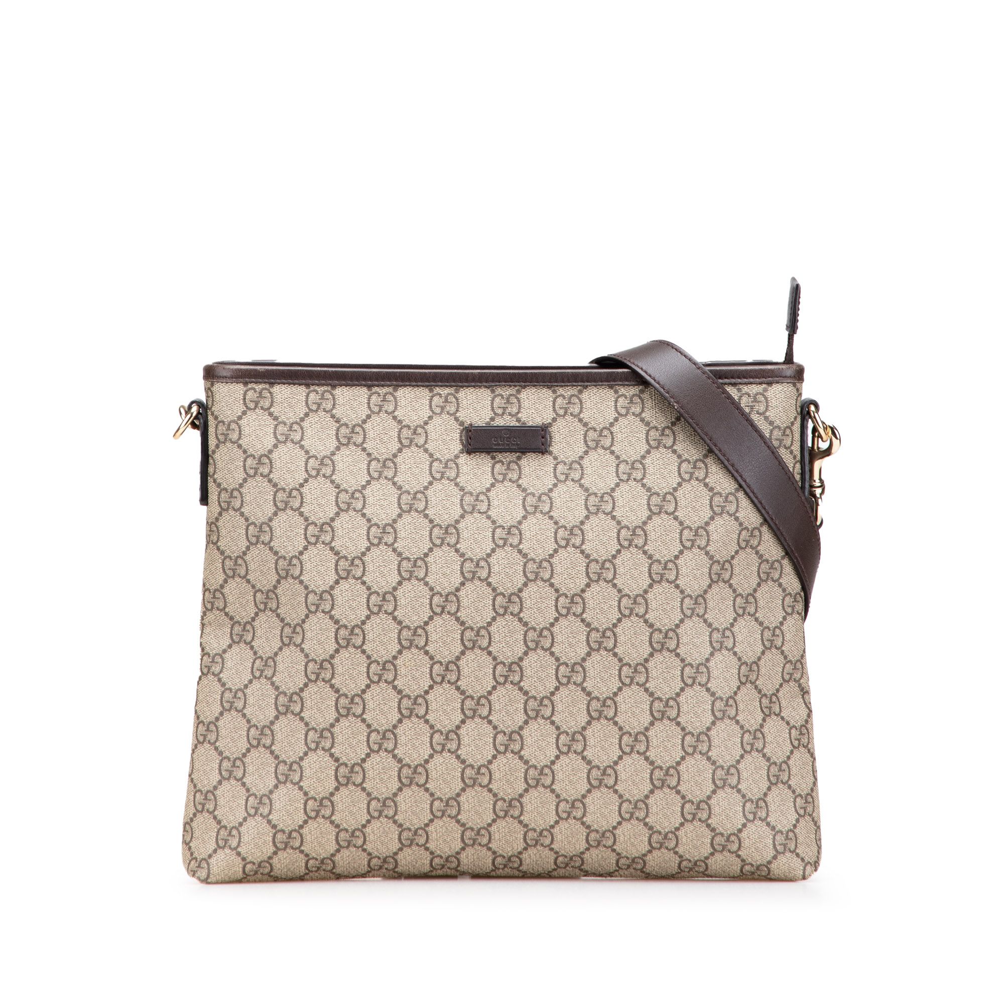 Gucci GG Supreme Crossbody Brown