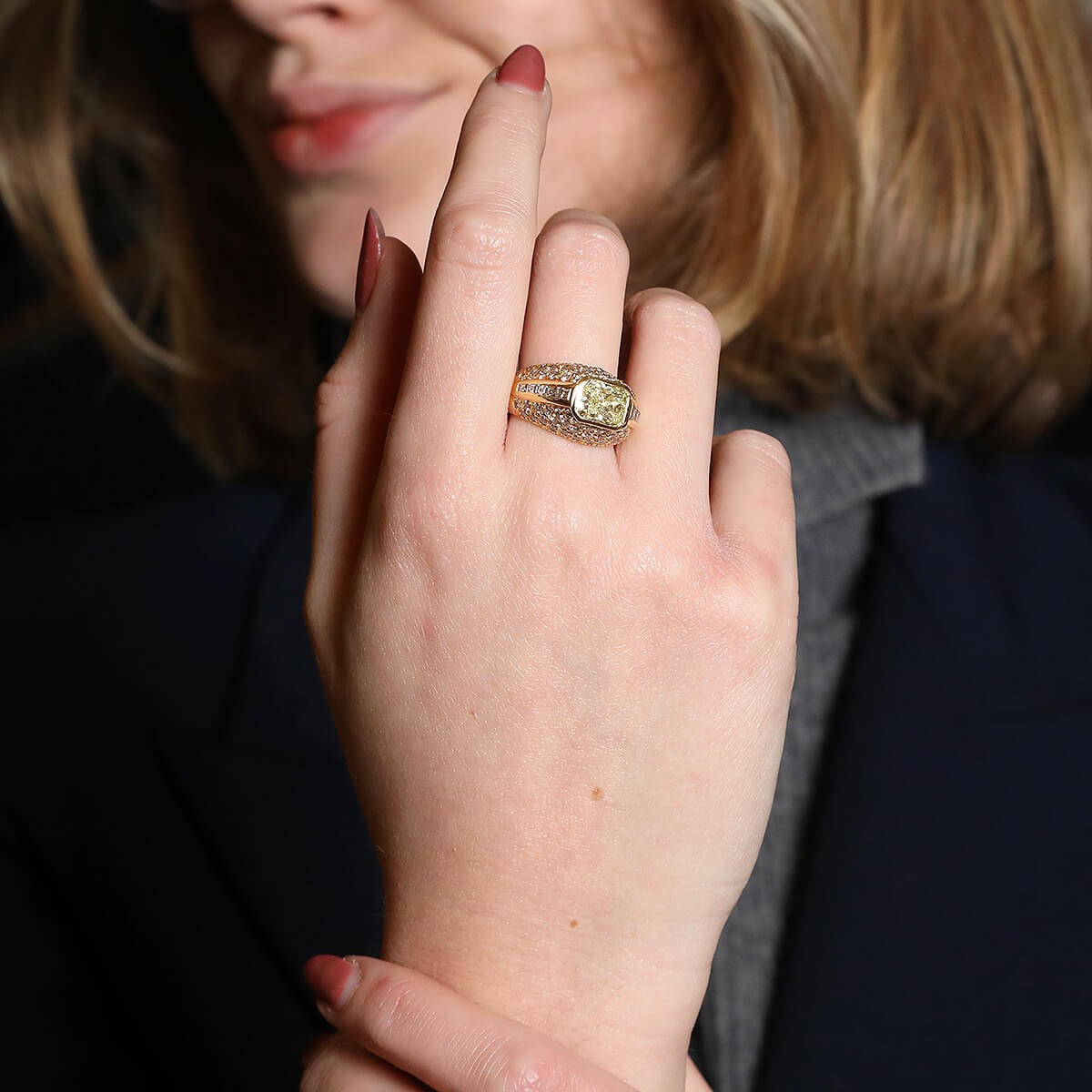 Tiffany & Co. diamonds and gold ring
