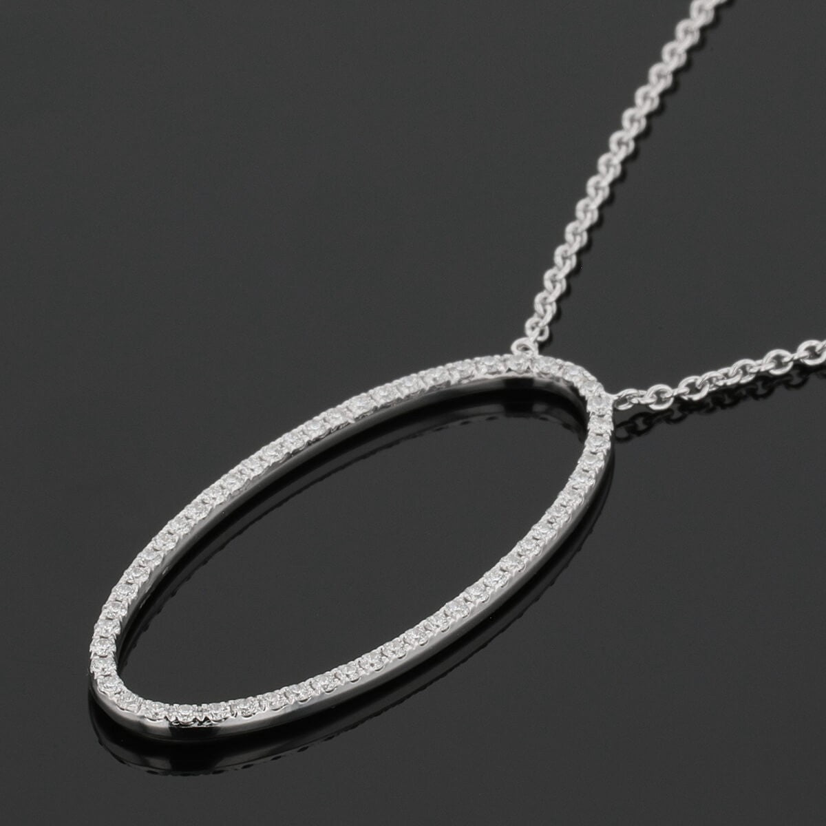 Tiffany & Co. Metro diamonds and gold necklace