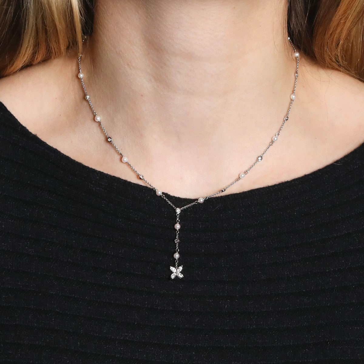 Tiffany & Co. Victoria pearls, diamonds and platinum necklace