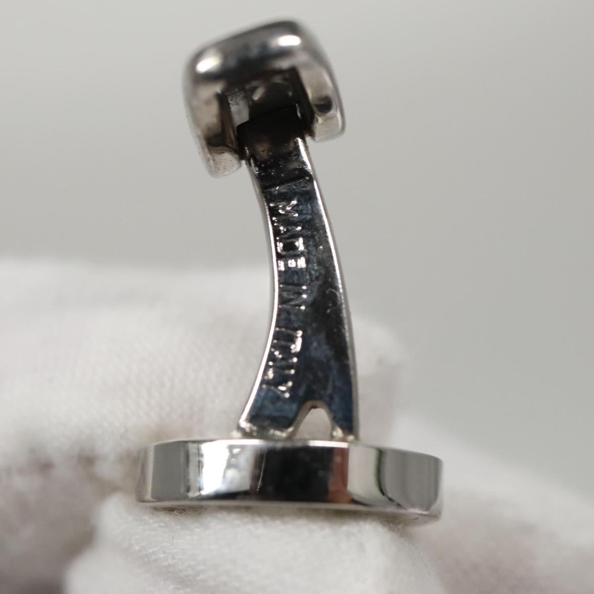Loewe Cuffs Metal Silver Tone Auth