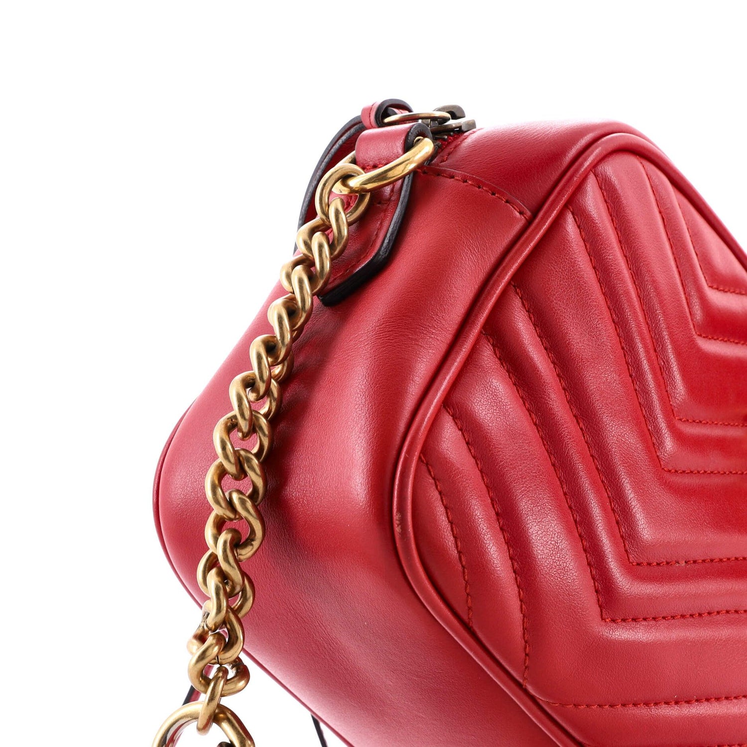 Gg Marmont Shoulder Bag Matelasse Leather Small