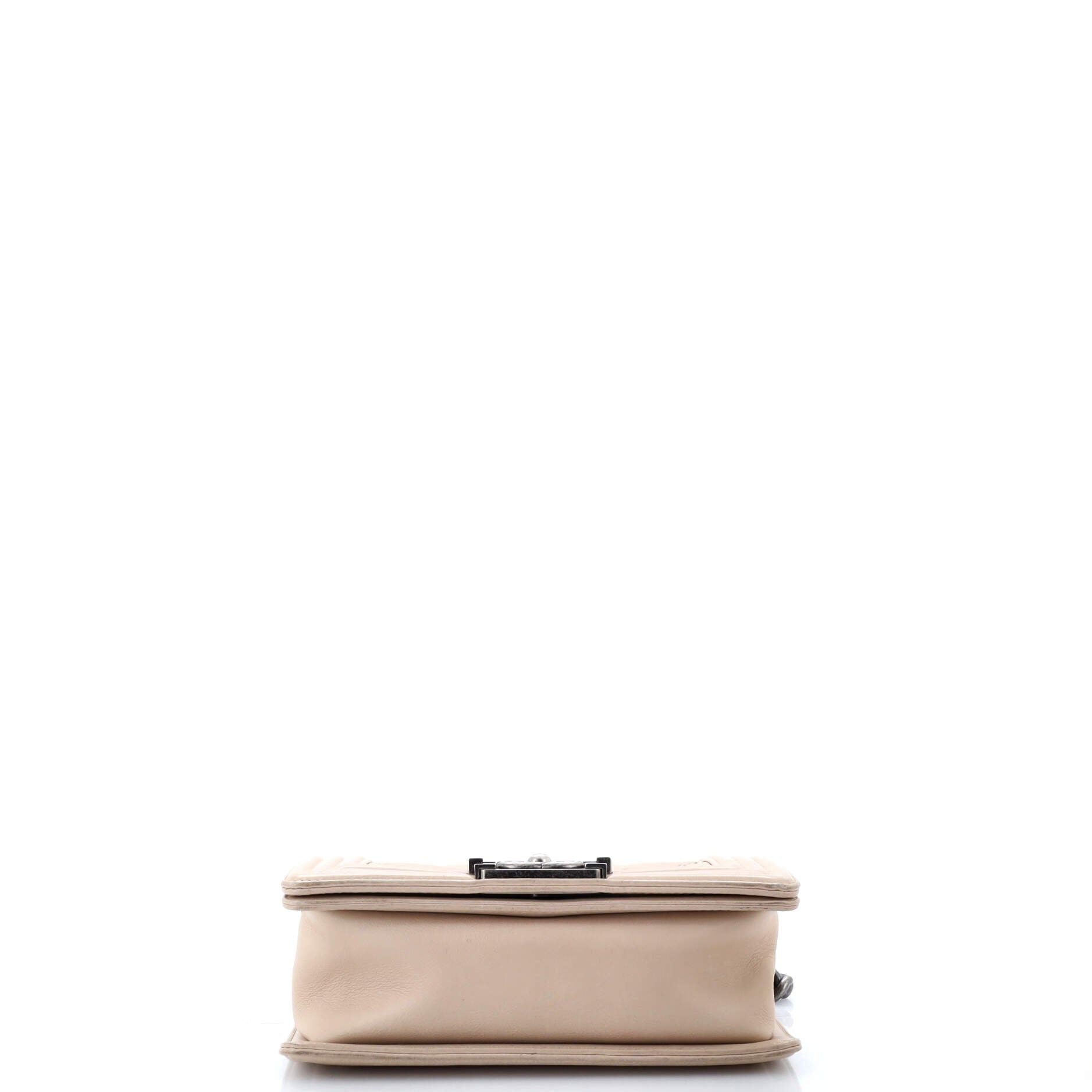 Chanel Stitch Boy Flap Bag Quilted Calfskin Small