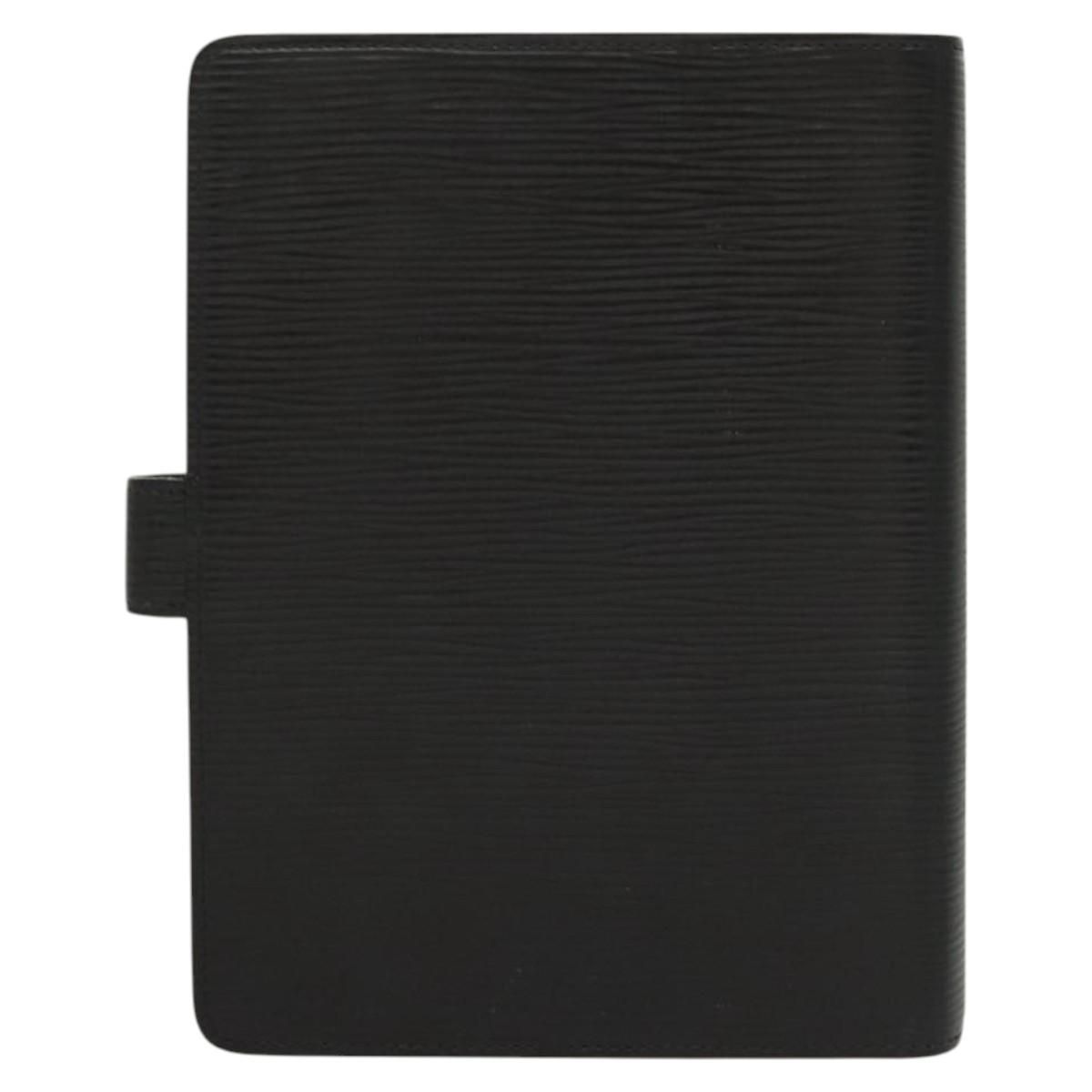 Louis Vuitton Epi Agenda Mm Day Planner Cover Black R 20042 Lv Auth