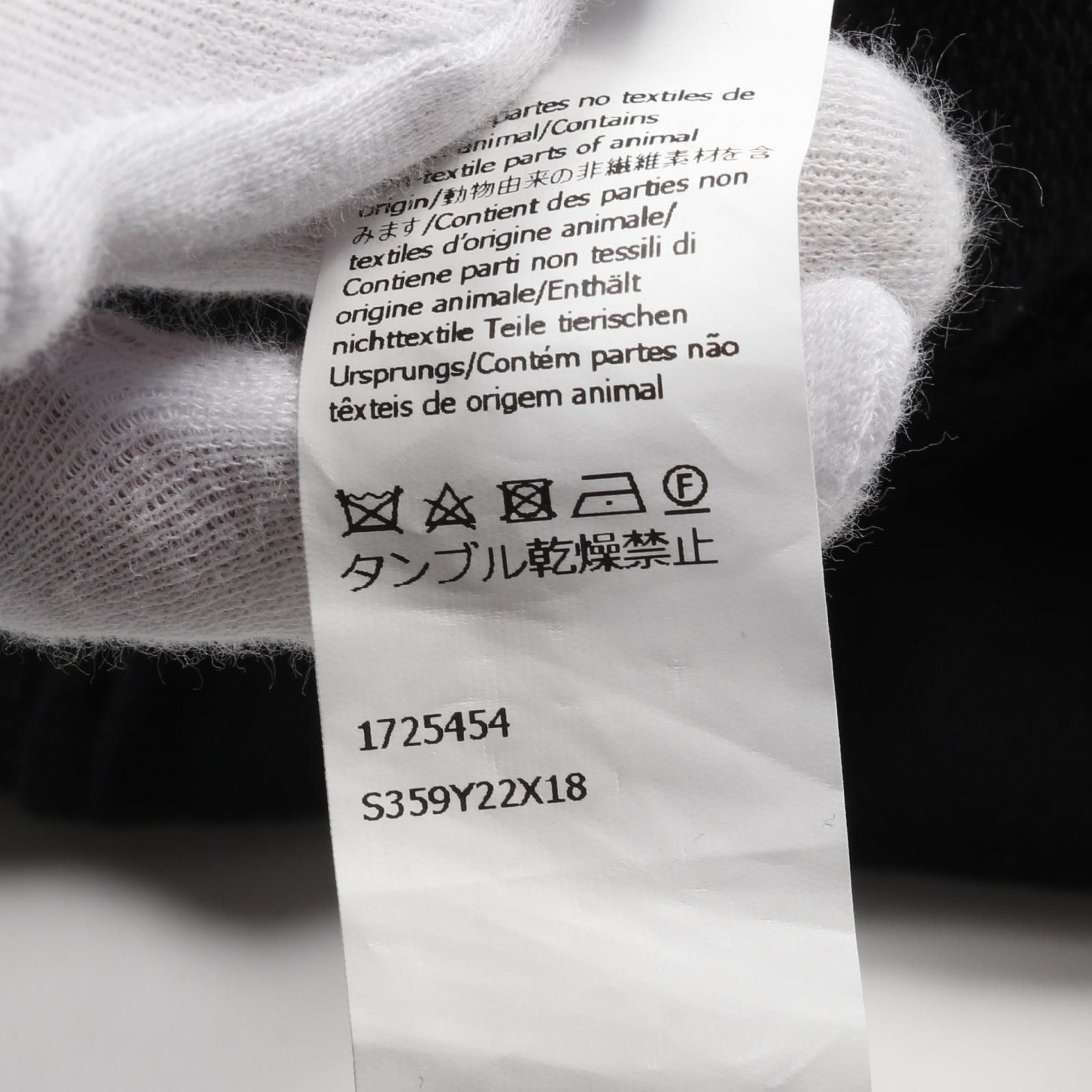 Loewe Anagram Cropped Hoodie Xs S 359y 22x 18 Cotton Black