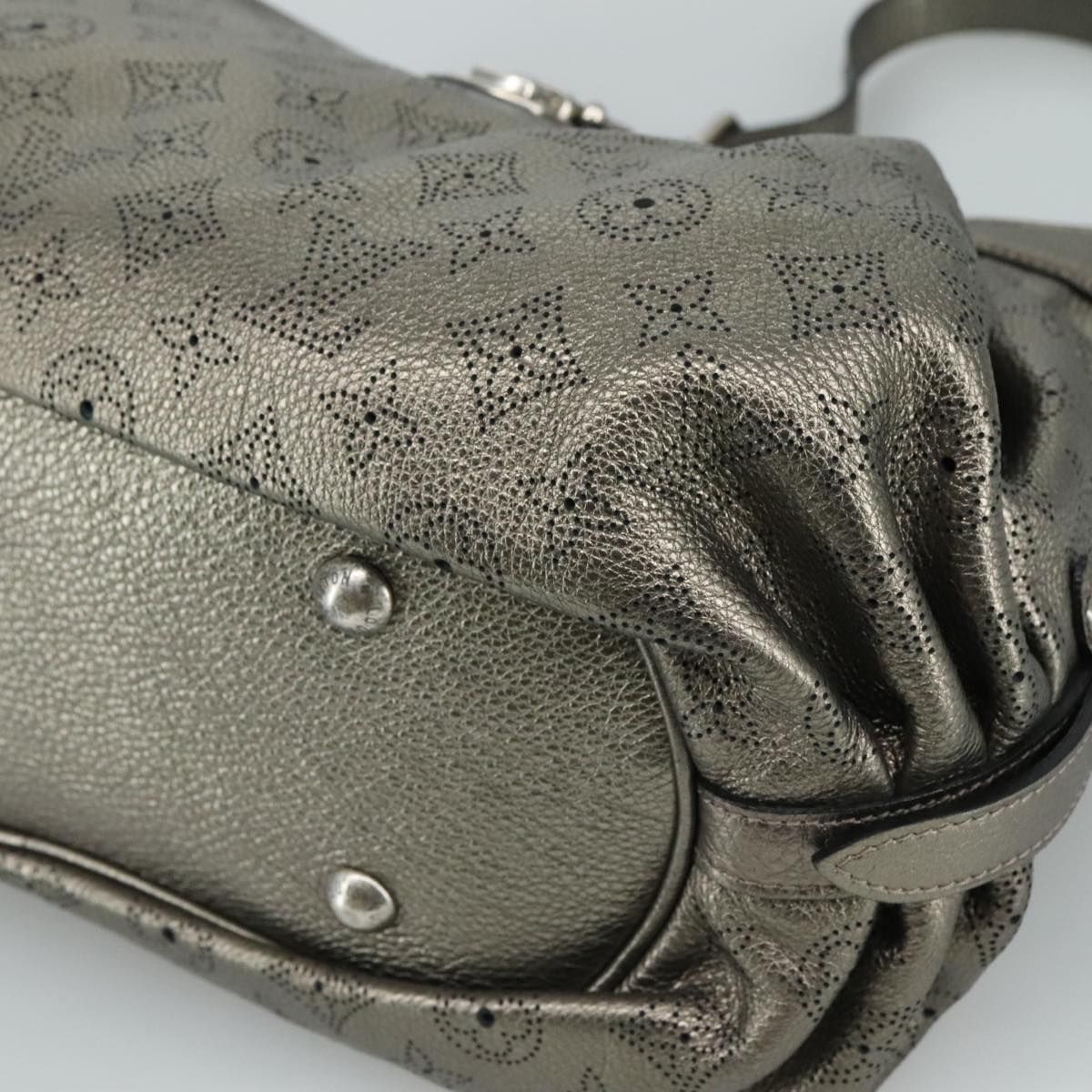 Louis Vuitton Monogram Mahina Xs Shoulder Bag Bronze M 95717 Lv Auth