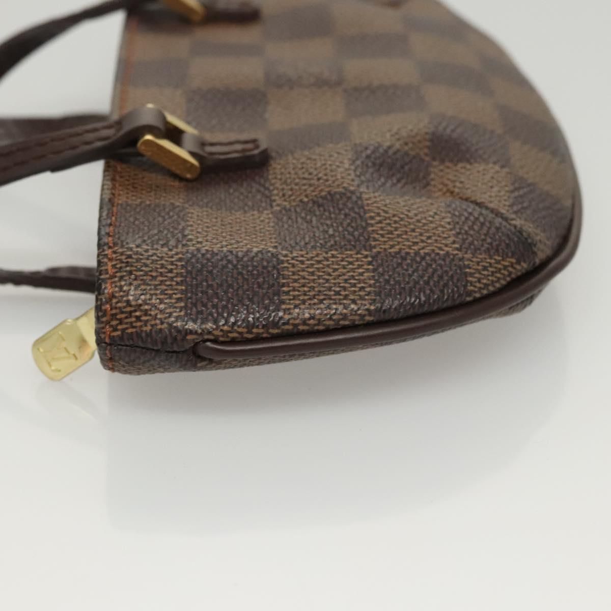 Louis Vuitton Damier Ebene Manosque Gm Accessory Pouch N 51120 Lv Auth