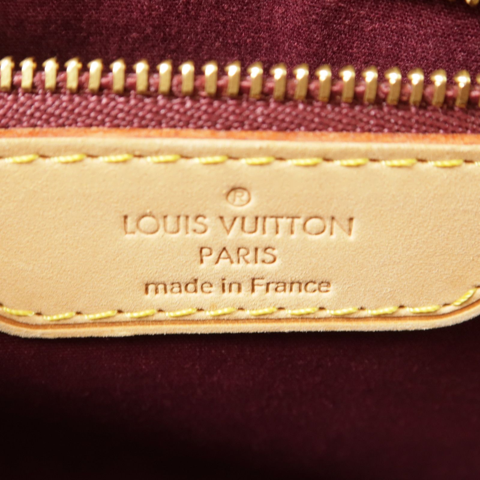 Louis Vuitton Vernis Brea Mm Hand-milled Bag For Shoulder And Back Red/rouge Fauviste Red Wine 2way Shoulder Bag M 91690