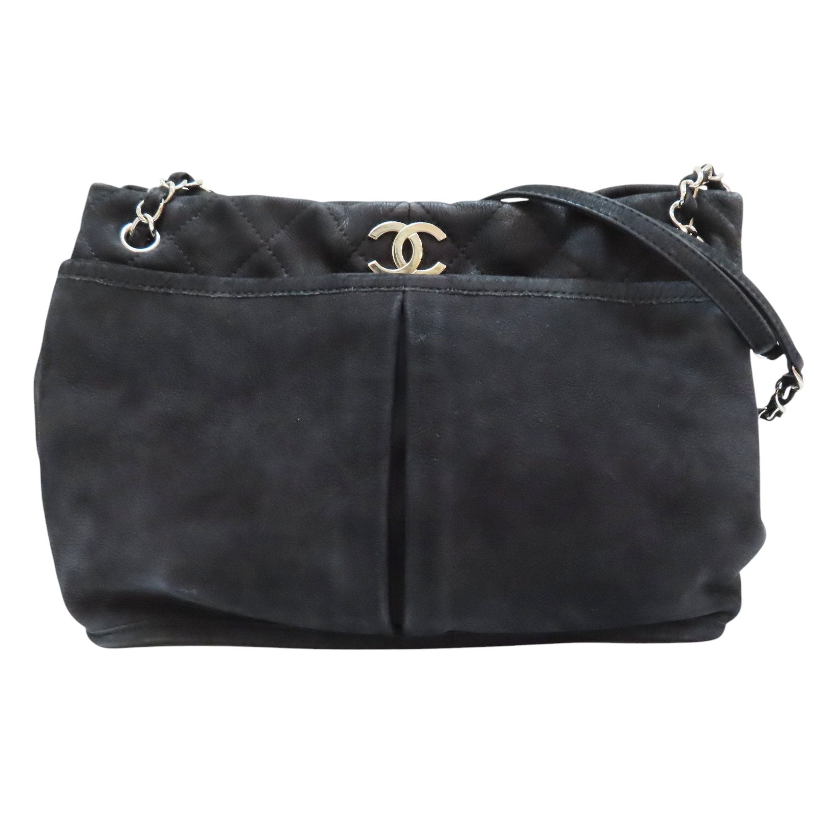 Chanel Natural Beauty Tote Black Suede