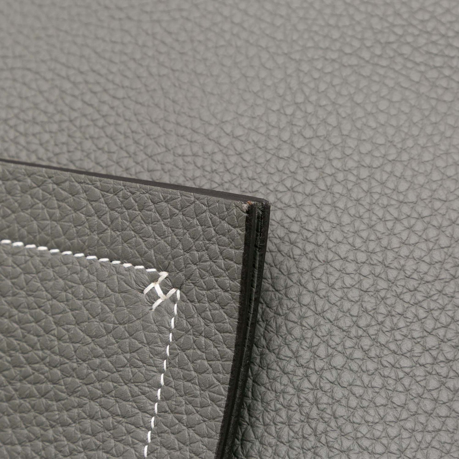 Hermes Taurillon Clemence Cabasellier 46 Gray