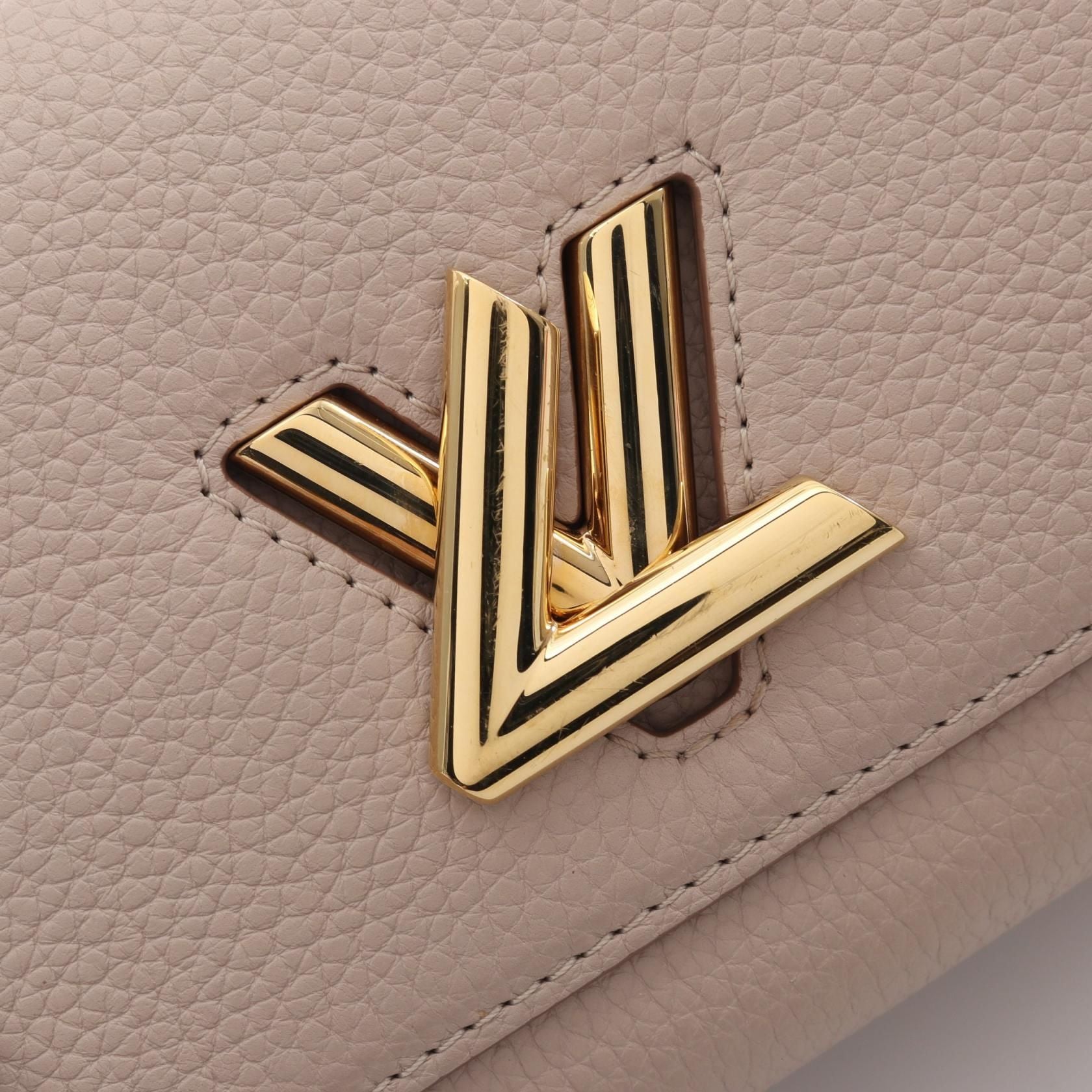 Louis Vuitton Twist One Handle Bb Beige Gurege Handbag M 59090