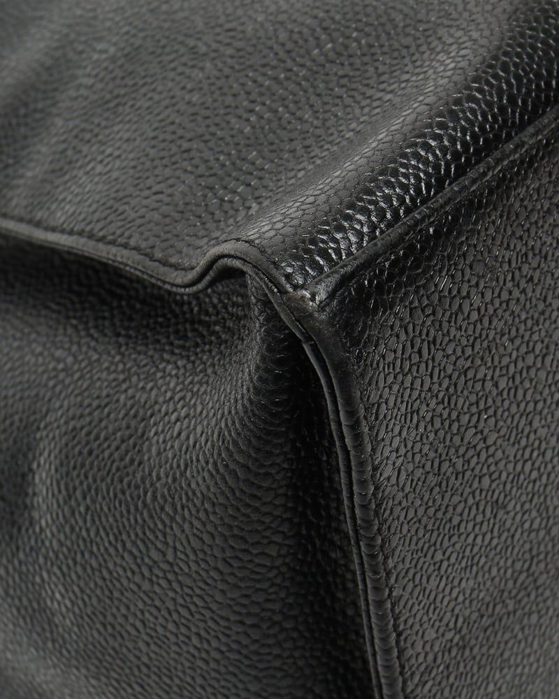 Chanel Cc Caviar Bucket Bag