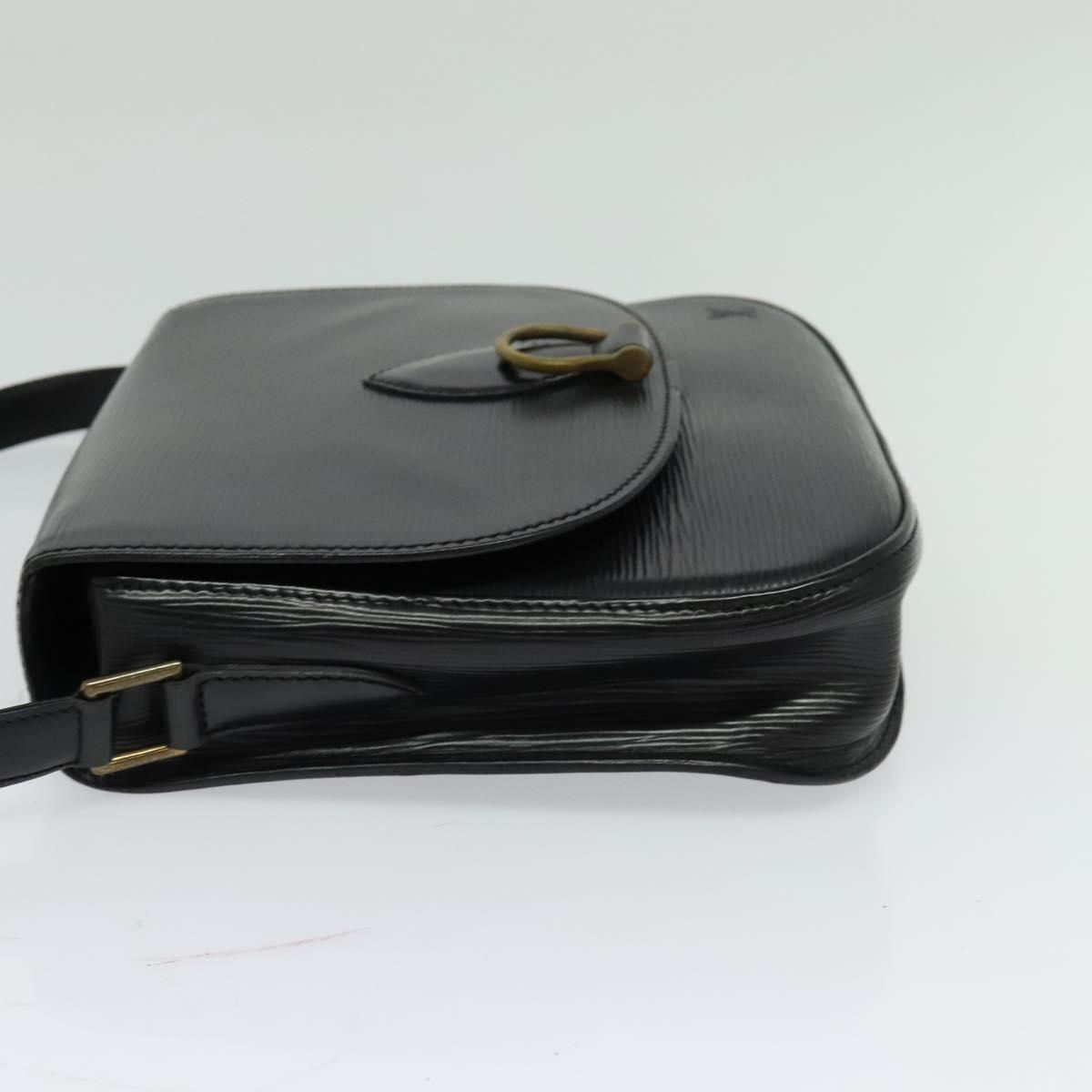 Louis Vuitton Epi Saint Cloud Gm Shoulder Bag Black Noir M 52192 Lv Auth