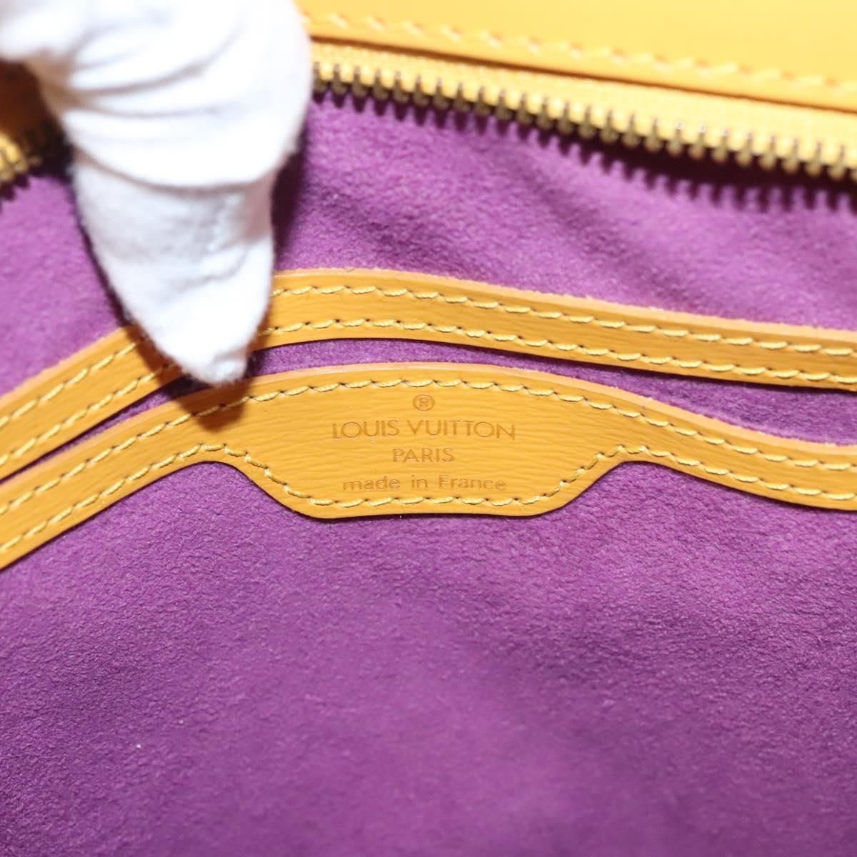 Louis Vuitton Epi Saint Jacques Hand Bag Yellow M 52279 Lv Auth