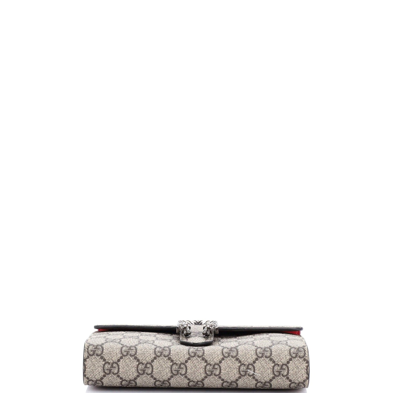 Gucci Dionysus Chain Wallet Gg Coated Canvas Small