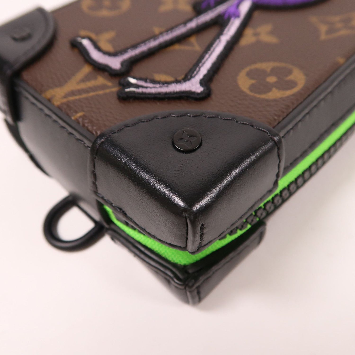 Louis Vuitton Monogram Soft Trunk Phone Box Shoulder Bag Black Shoulder Bag M 80144