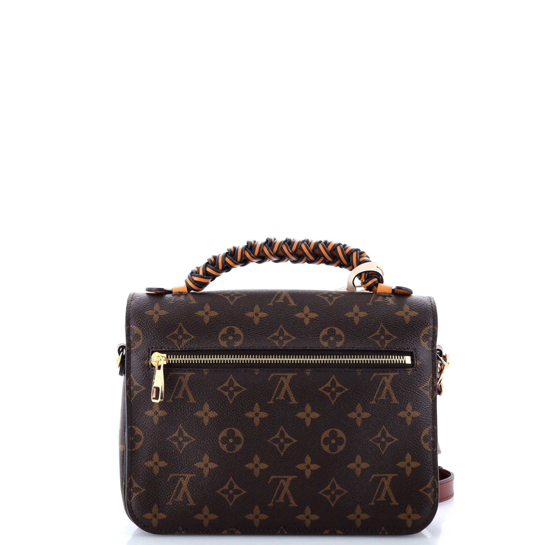 Louis Vuitton Braided Handle Pochette Metis Monogram Canvas