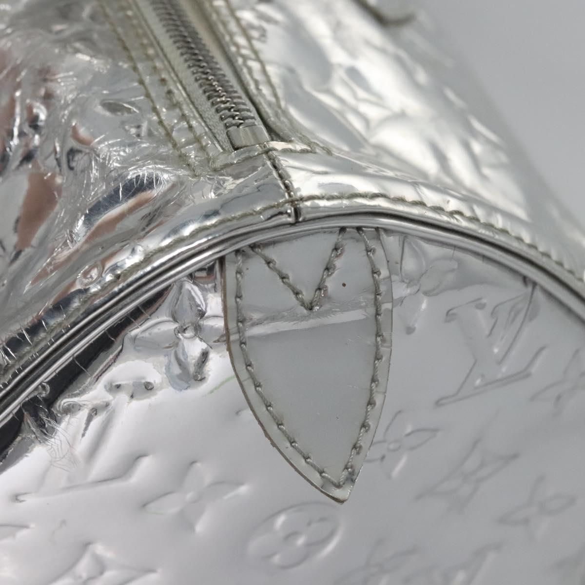Louis Vuitton Monogram Miroir Speedy 30 Hand Bag Argent M 95786 Lv Auth