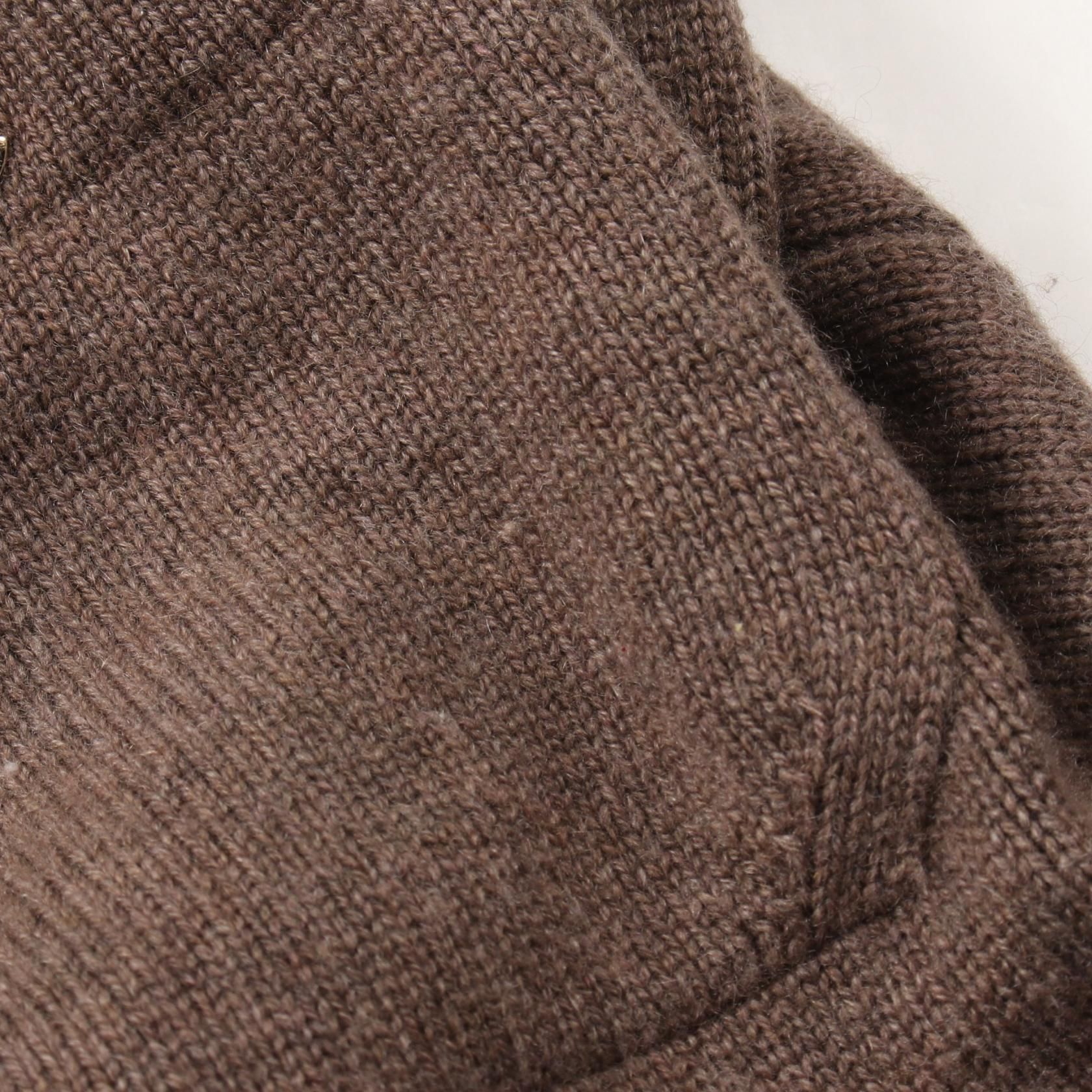 Chanel Coco Mark Turn Lock Dress P 42136k 03185 Cashmere Brown