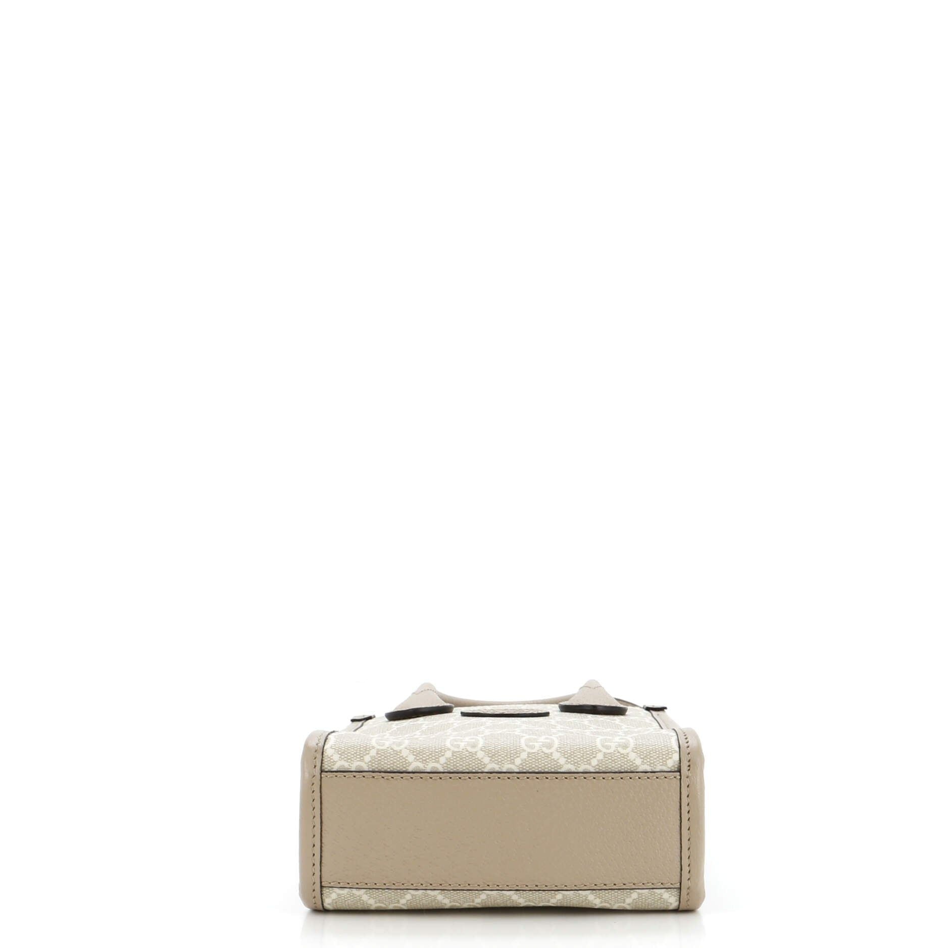 Gucci Interlocking G Patch Tote Gg Coated Canvas Mini