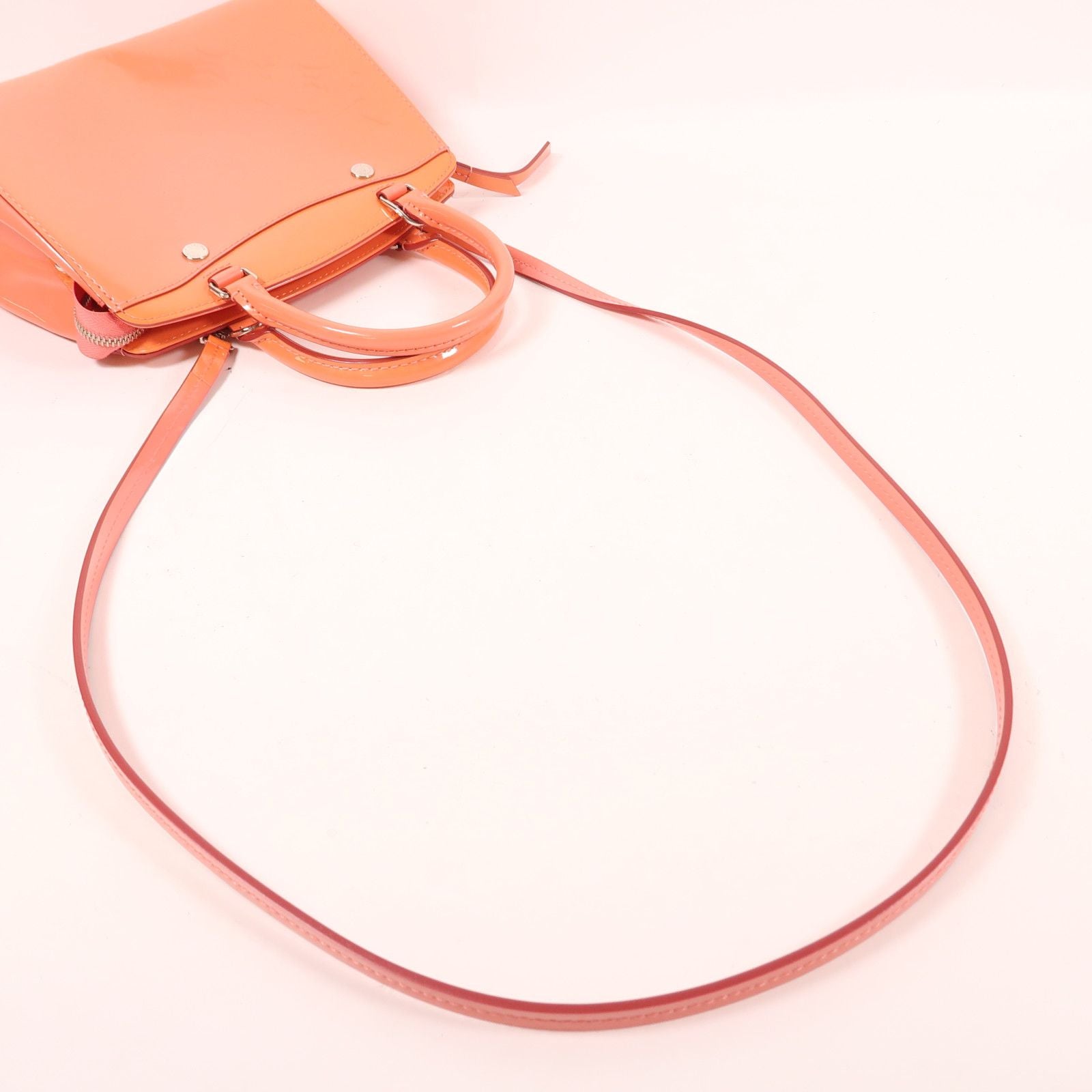 Louis Vuitton Vernis Shoulder Bag Orange 2way Shoulder Bag M 50809