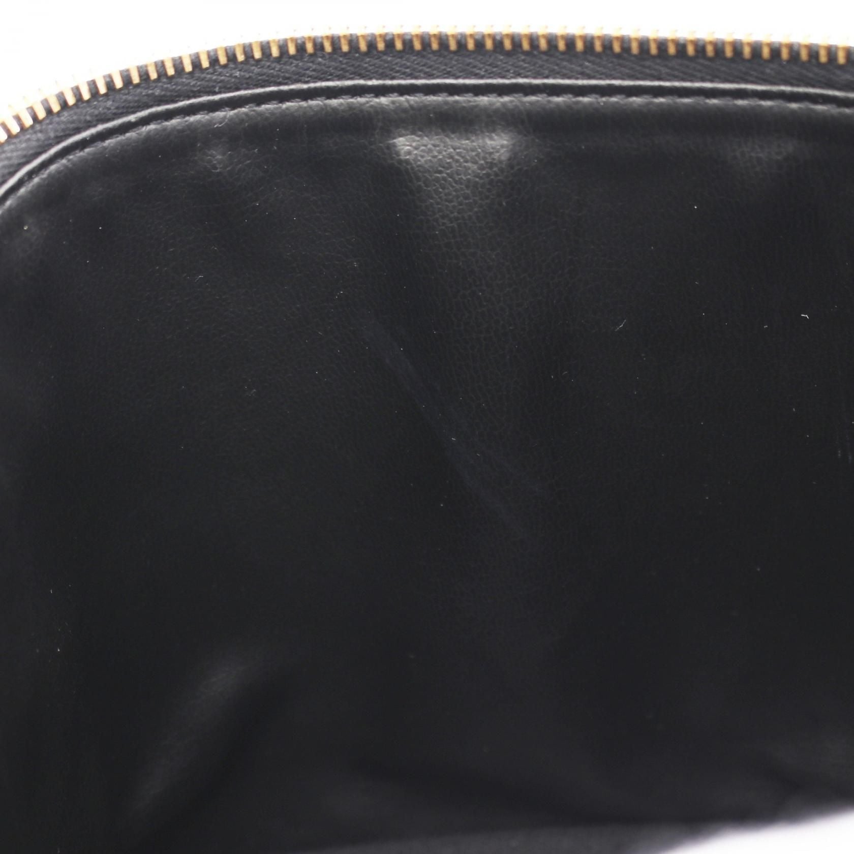 Chanel Coco Mark Handbag A 01998 Calfskin Grained CalfskinBlack