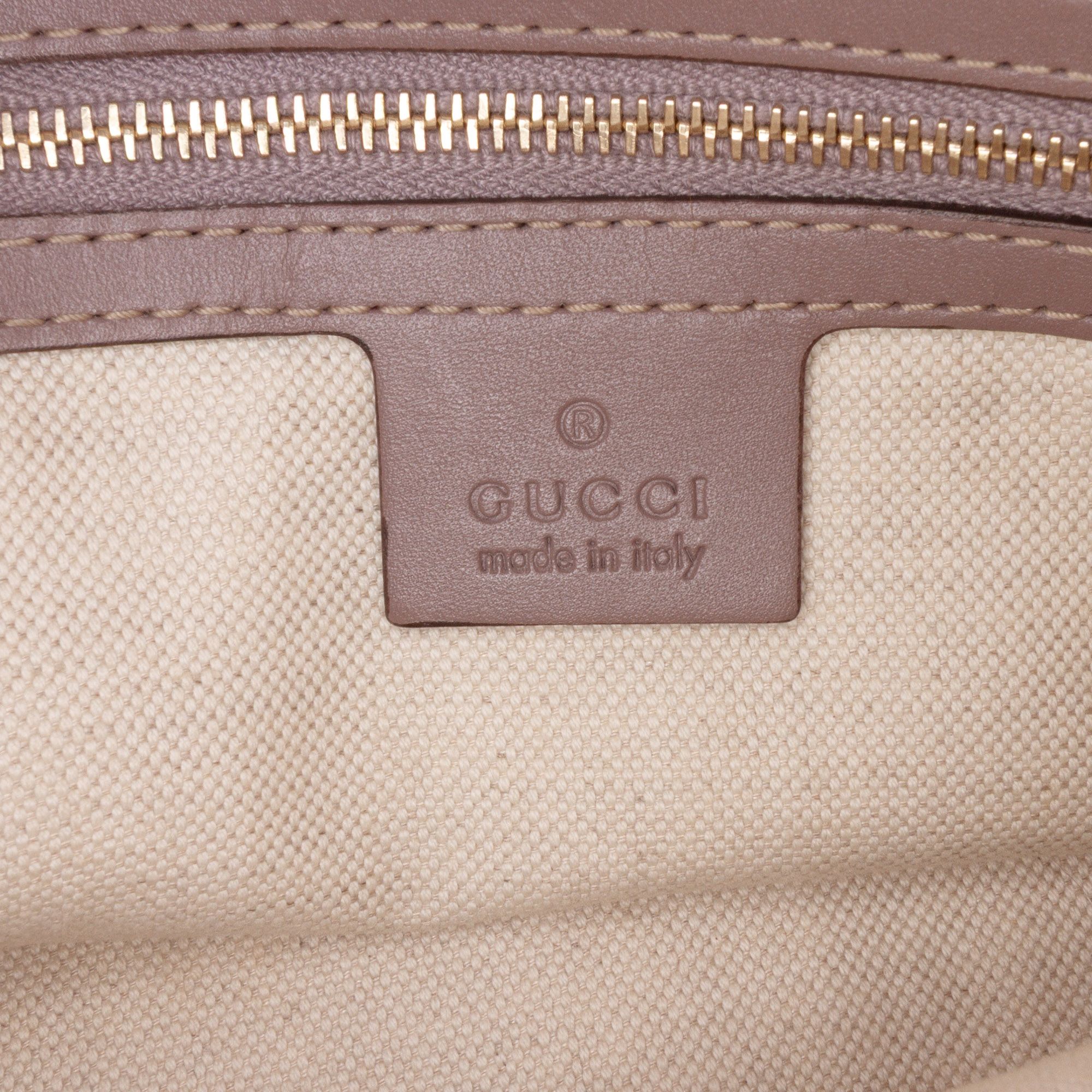 Gucci GG Canvas Mayfair Tote Brown