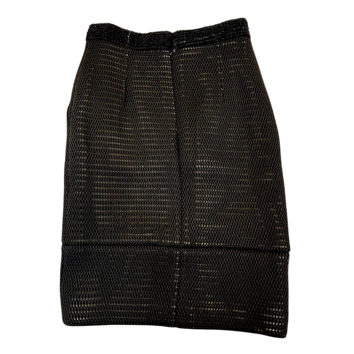 Chanel Jacket Skirt Setup P 45896w 05279 Nylon Black 34 Cc Coco