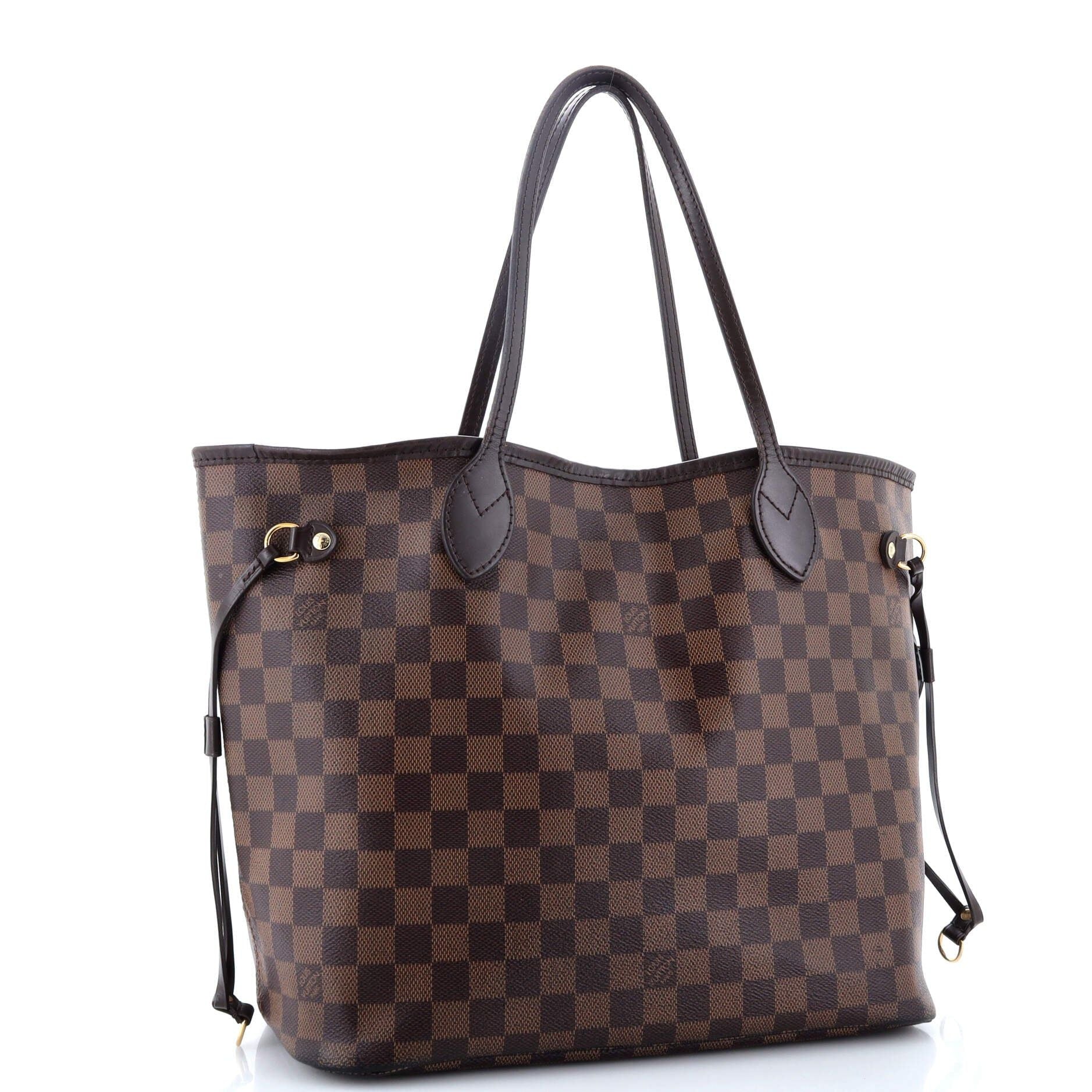 Louis Vuitton Neverfull Nm Tote Damier Mm