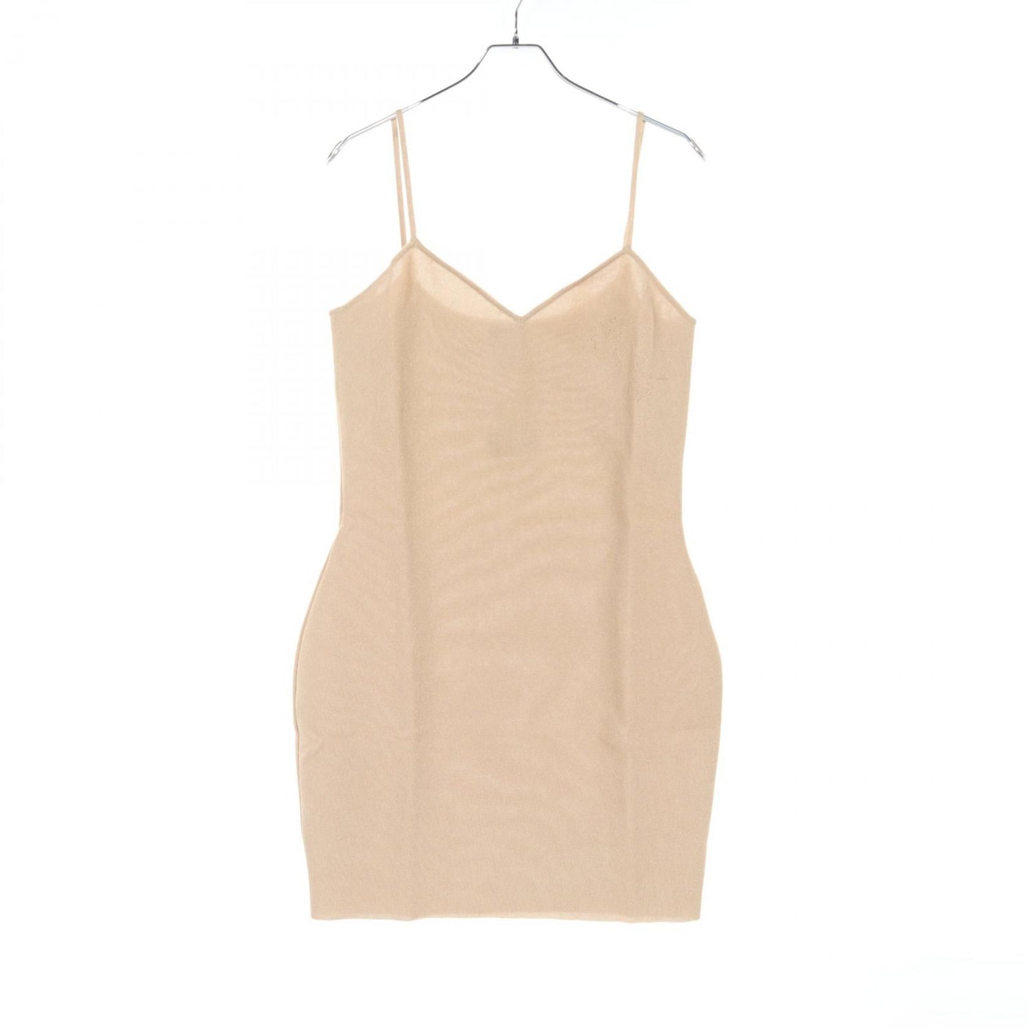 Chanel Beige Dress Cotton P 38456w 04487