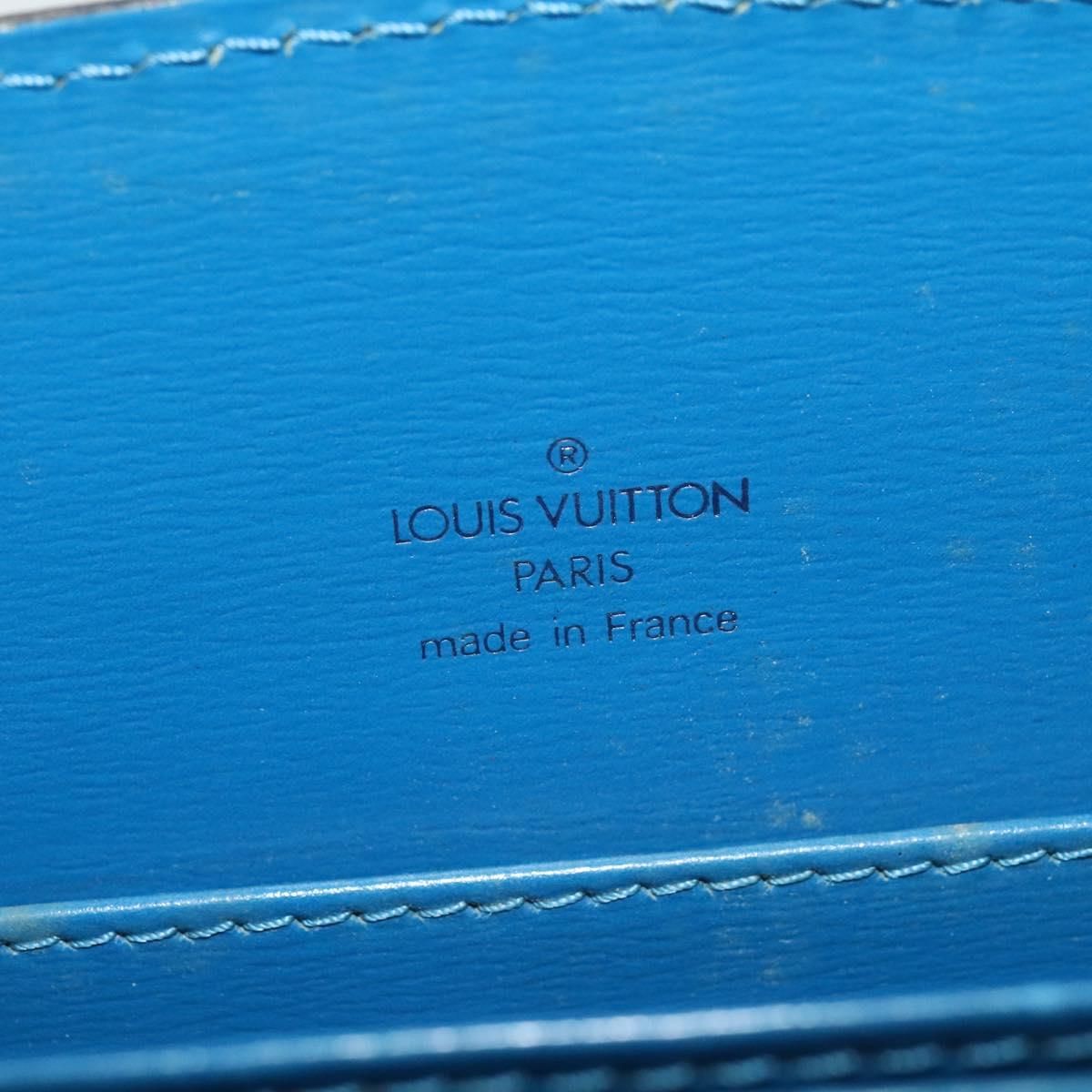 Louis Vuitton Epi Capuchin Shoulder Bag Blue M 52345 Lv Auth