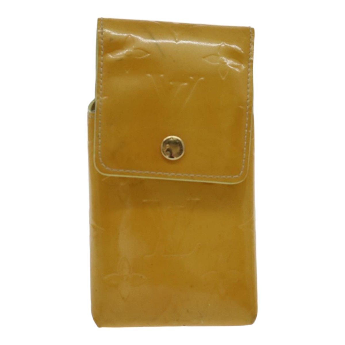 Louis Vuitton Vernis Walker Shoulder Wallet Gris M 91031 Lv Auth