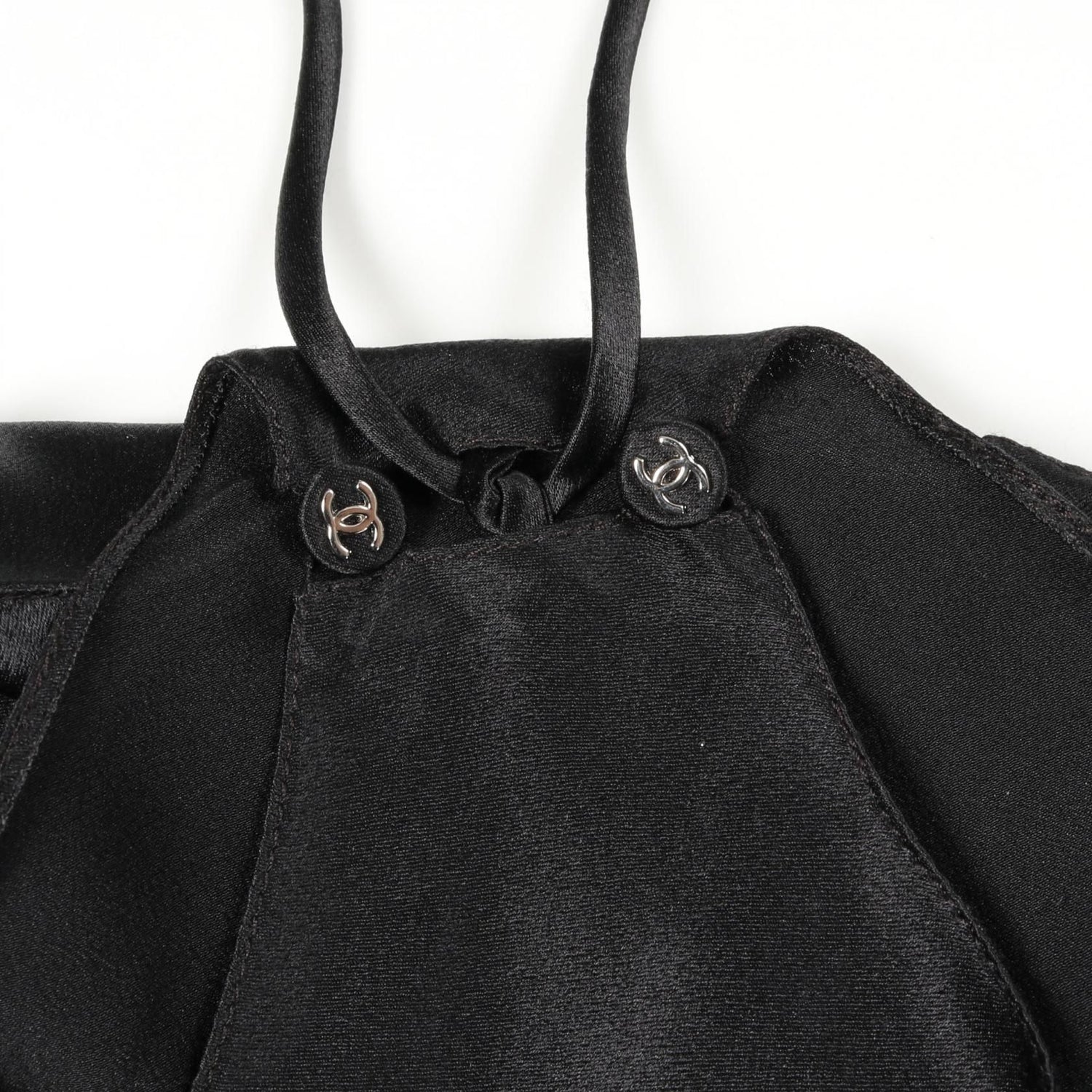 Chanel Black Dress Silk P 12104v 3506