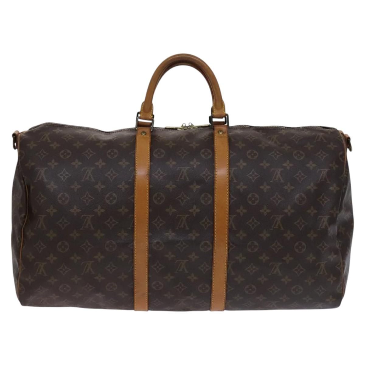 Louis Vuitton Monogram Keepall Bandouliere 55 Boston Bag M 41414 Lv Auth