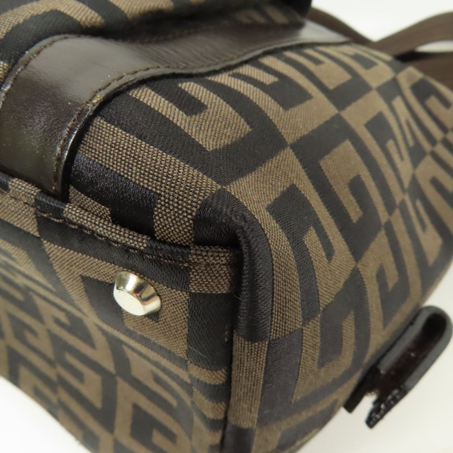 Givenchy Canvas Shoulder Bag Hand-turn Shoulder Bag 2way Shoulder Bag Brown Canvas